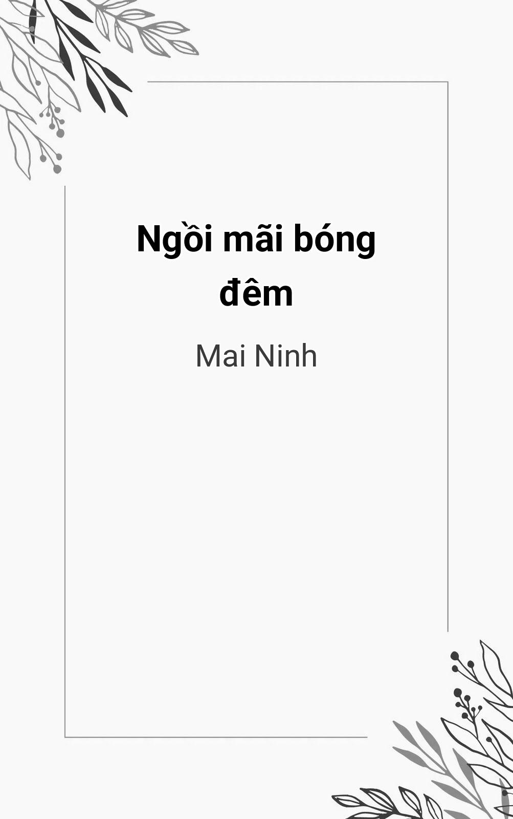 Ngồi Mãi Bóng Đêm