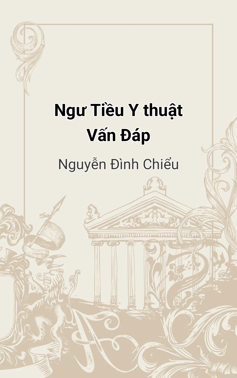 Ngư Tiều Y Thuật Vấn Đáp