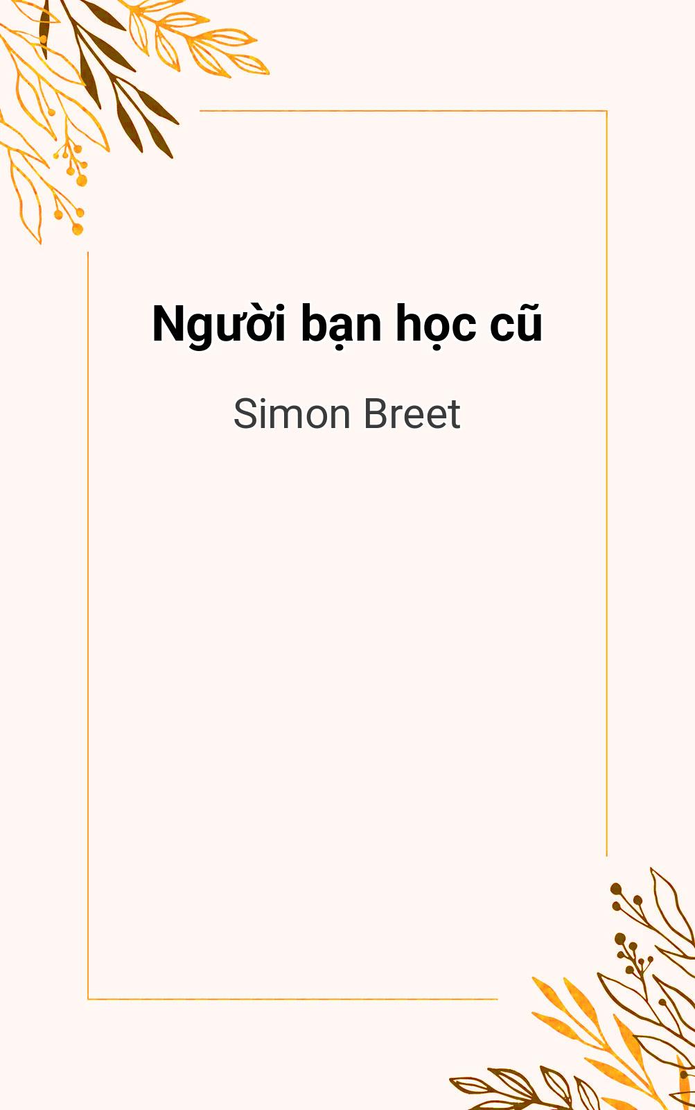 Người Bạn Học Cũ