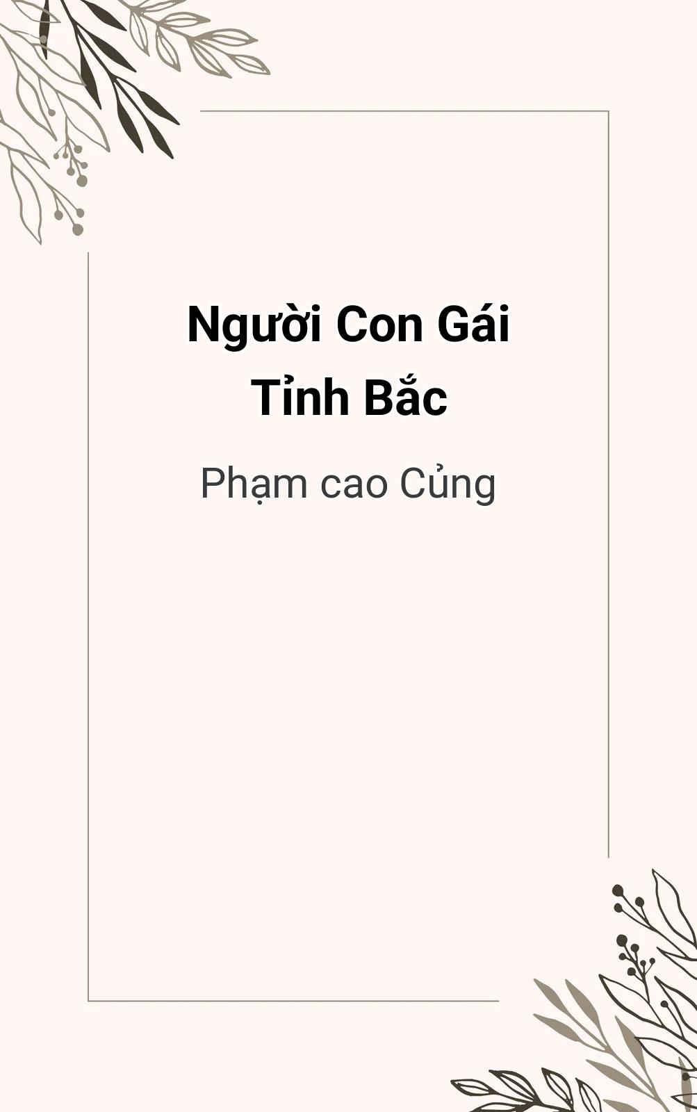 Người Con Gái Tỉnh Bắc