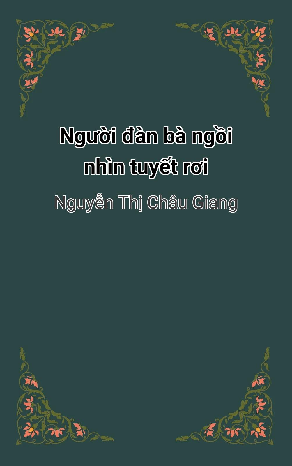 Người Đàn Bà Ngồi Nhìn Tuyết Rơi