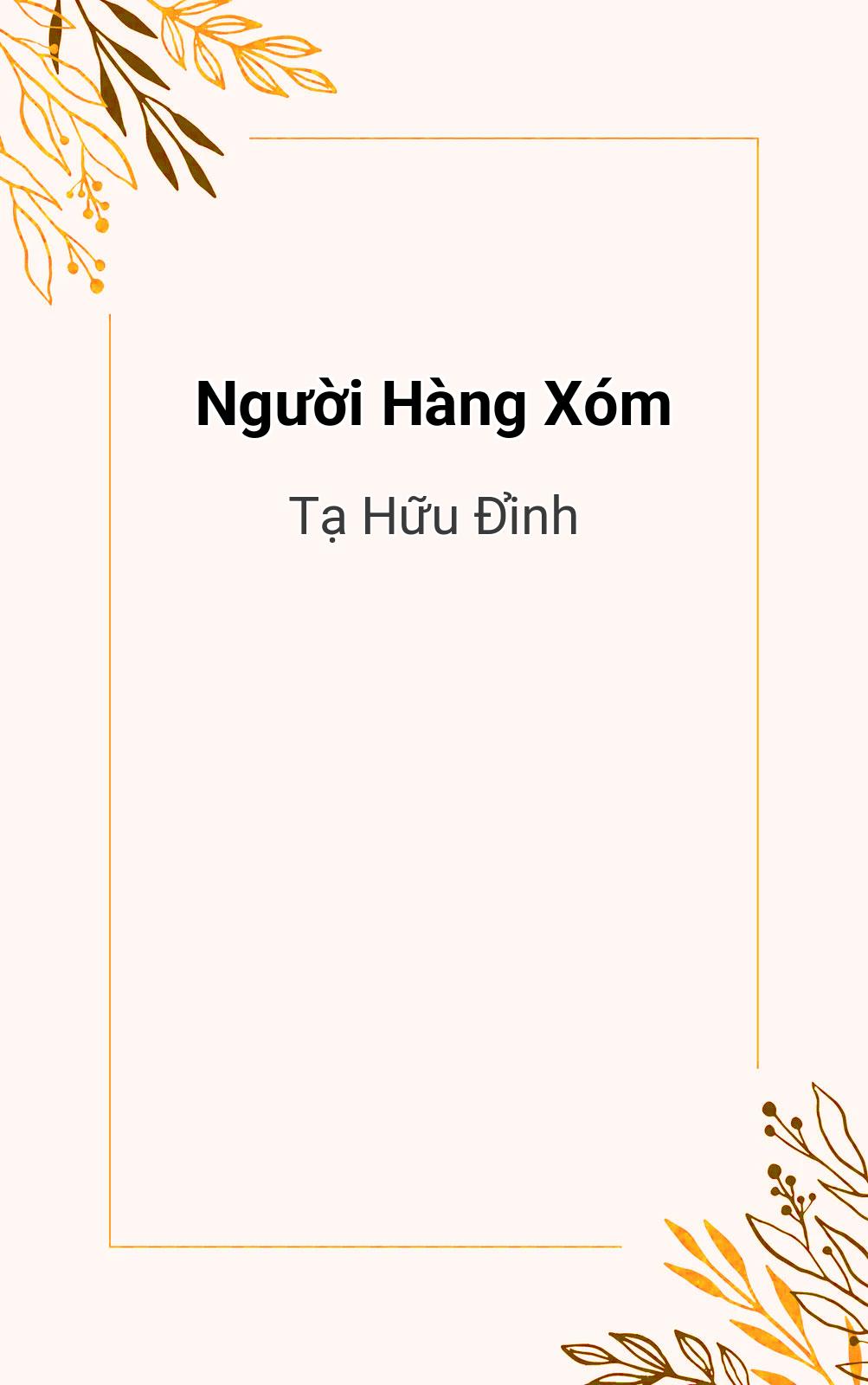 Người Hàng Xóm