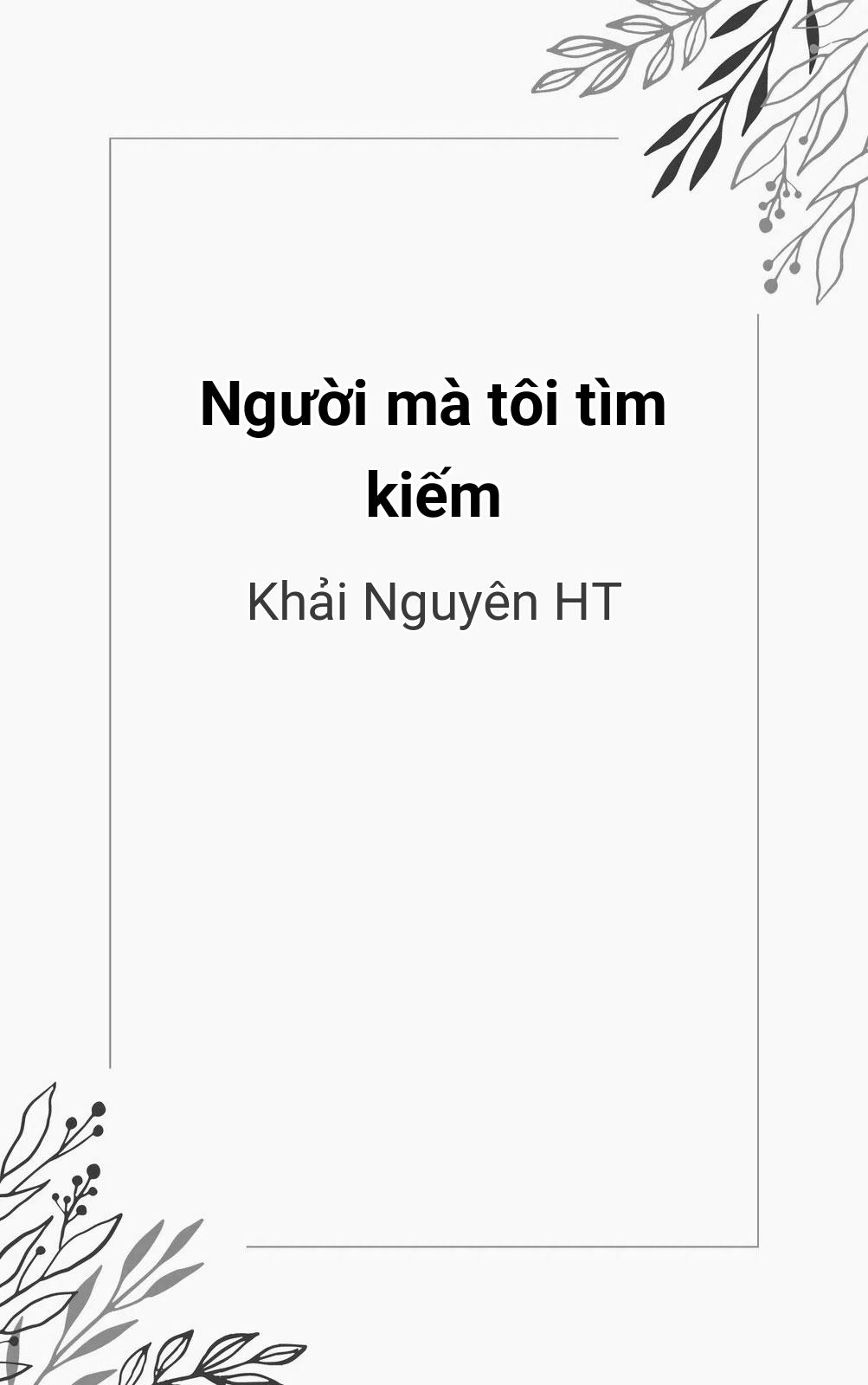 Người Mà Tôi Tìm Kiếm