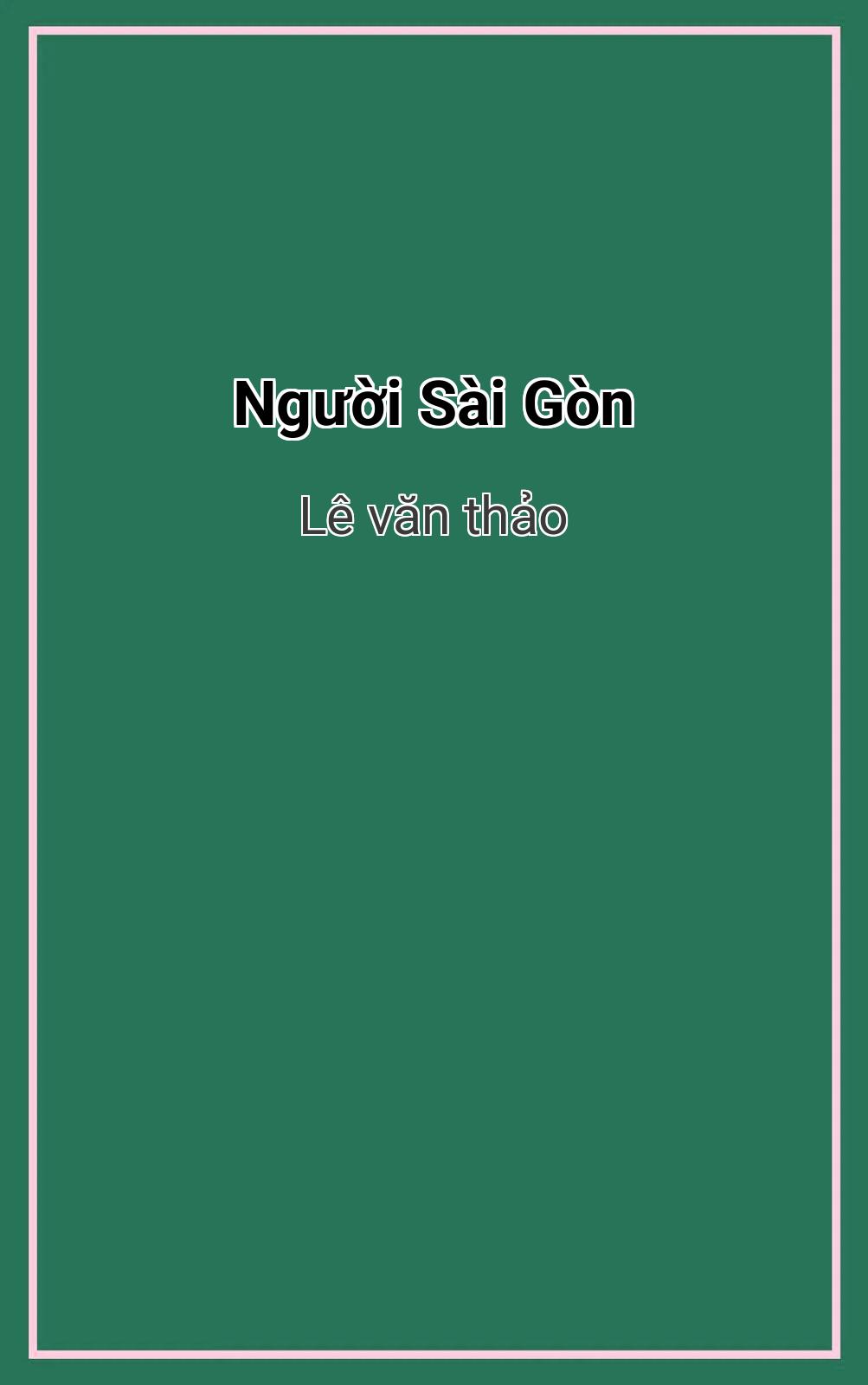 Người Sài Gòn