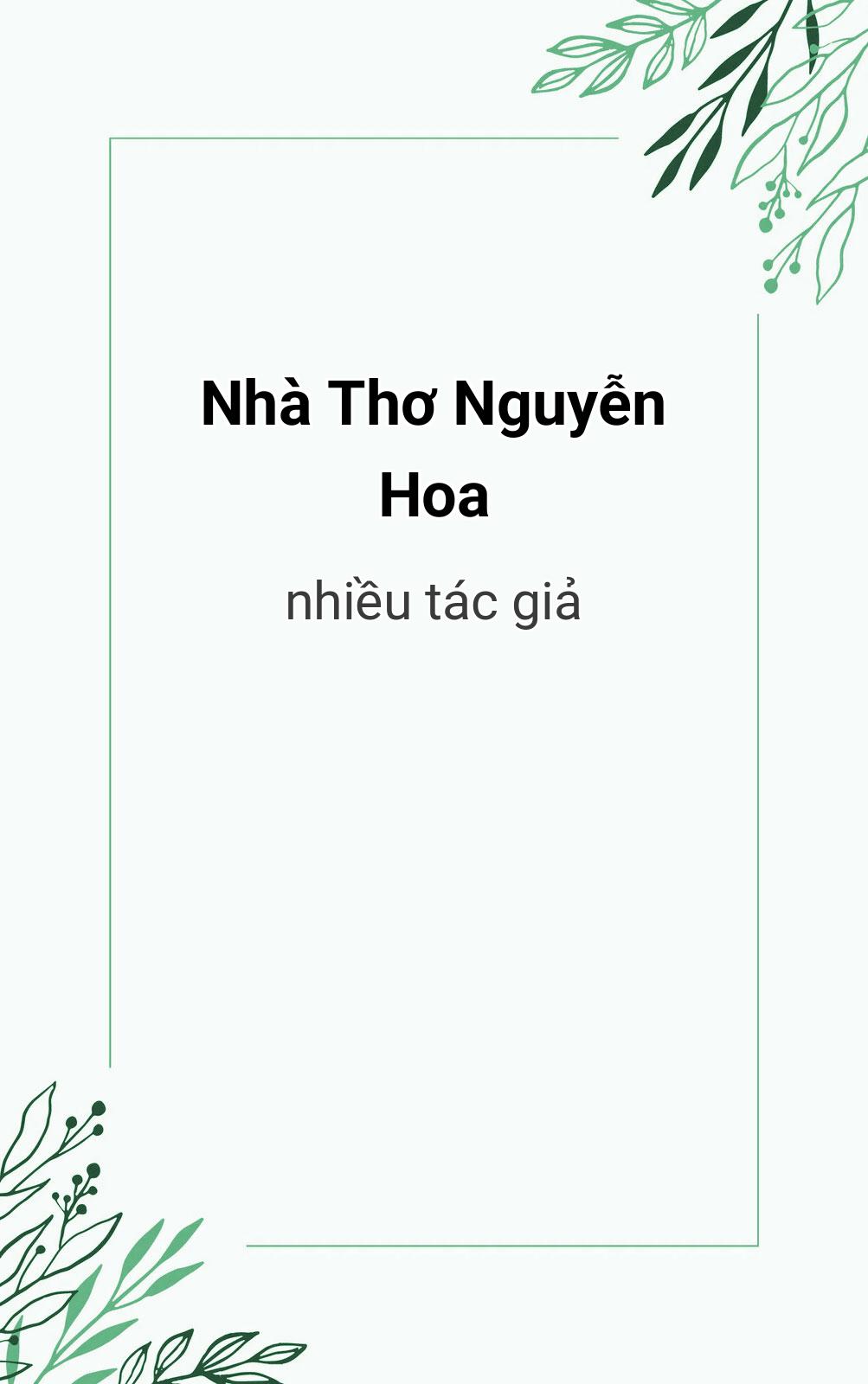 Nhà Thơ Nguyễn Hoa