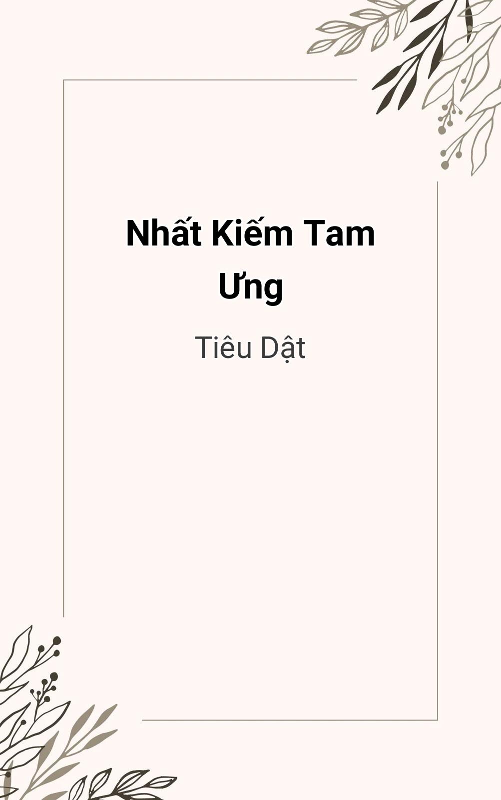 Nhất Kiếm Tam Ưng