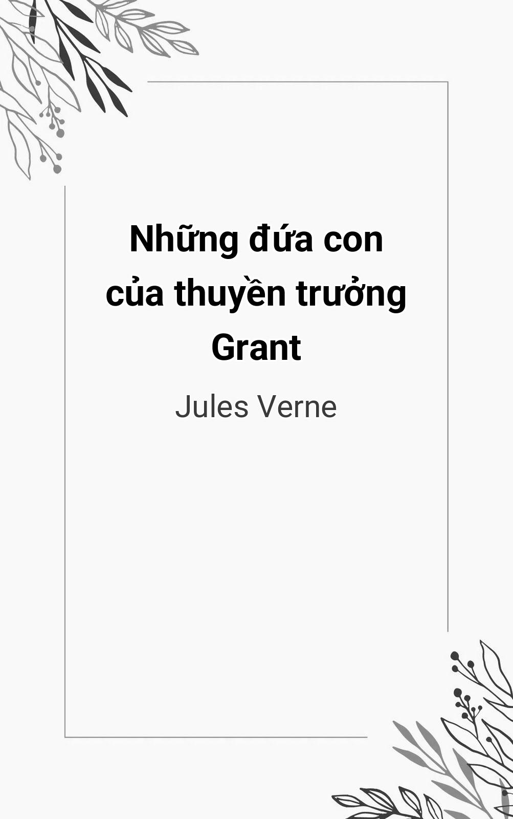Những Đứa Con Của Thuyền Trưởng Grant