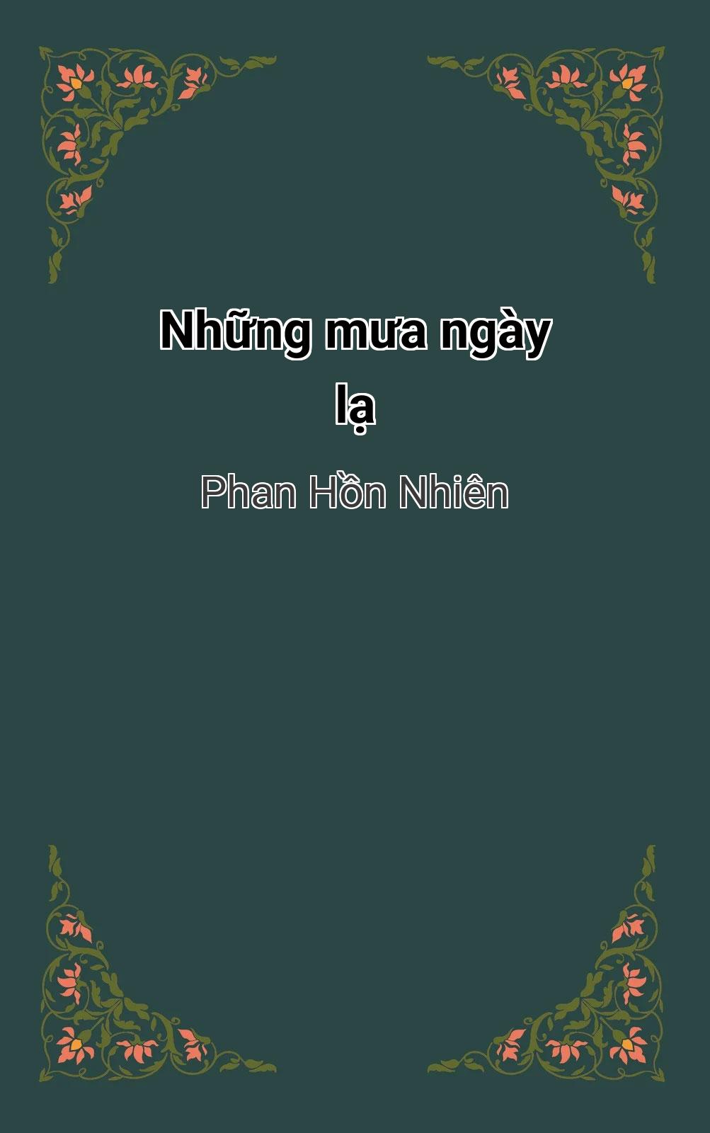Những Mưa Ngày Lạ