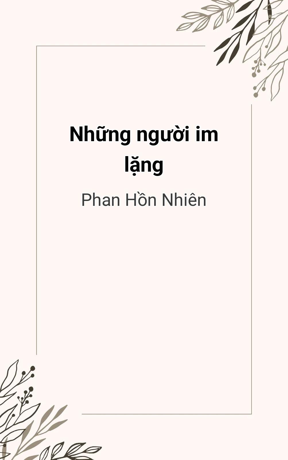 Những Người Im Lặng