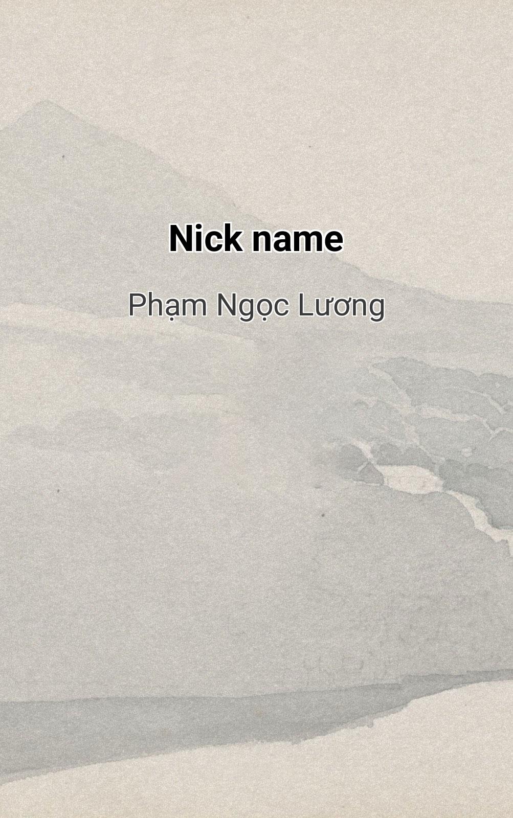 Nick Name