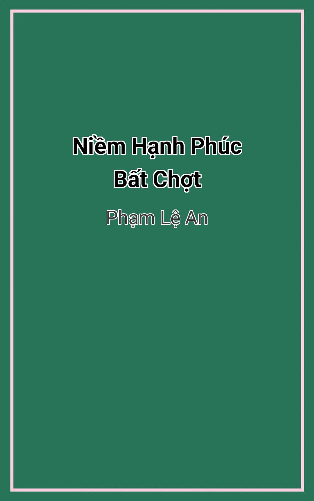 Niềm Hạnh Phúc Bất Chợt