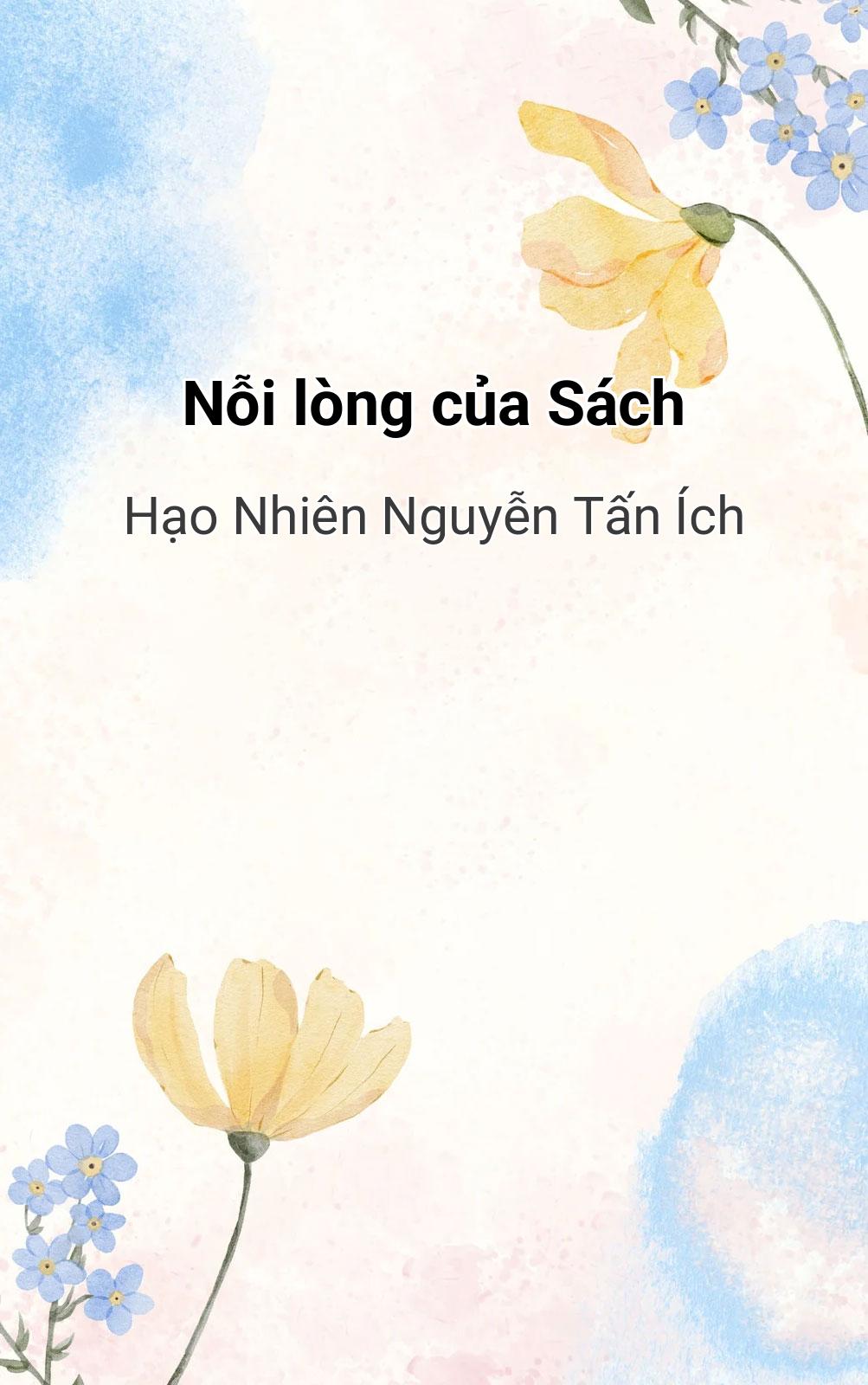 Nỗi Lòng Của Sách