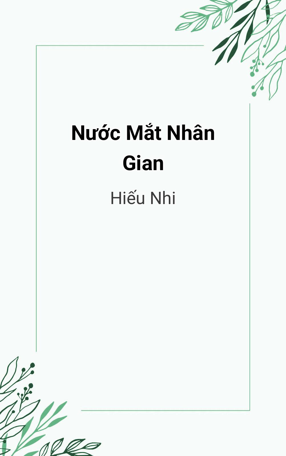 Nước Mắt Nhân Gian