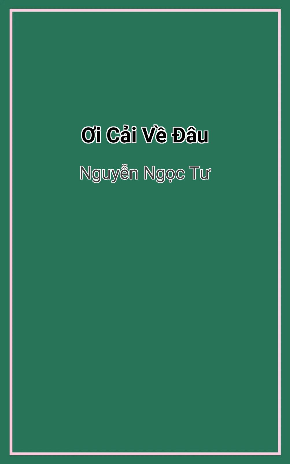 Ơi Cải Về Đâu