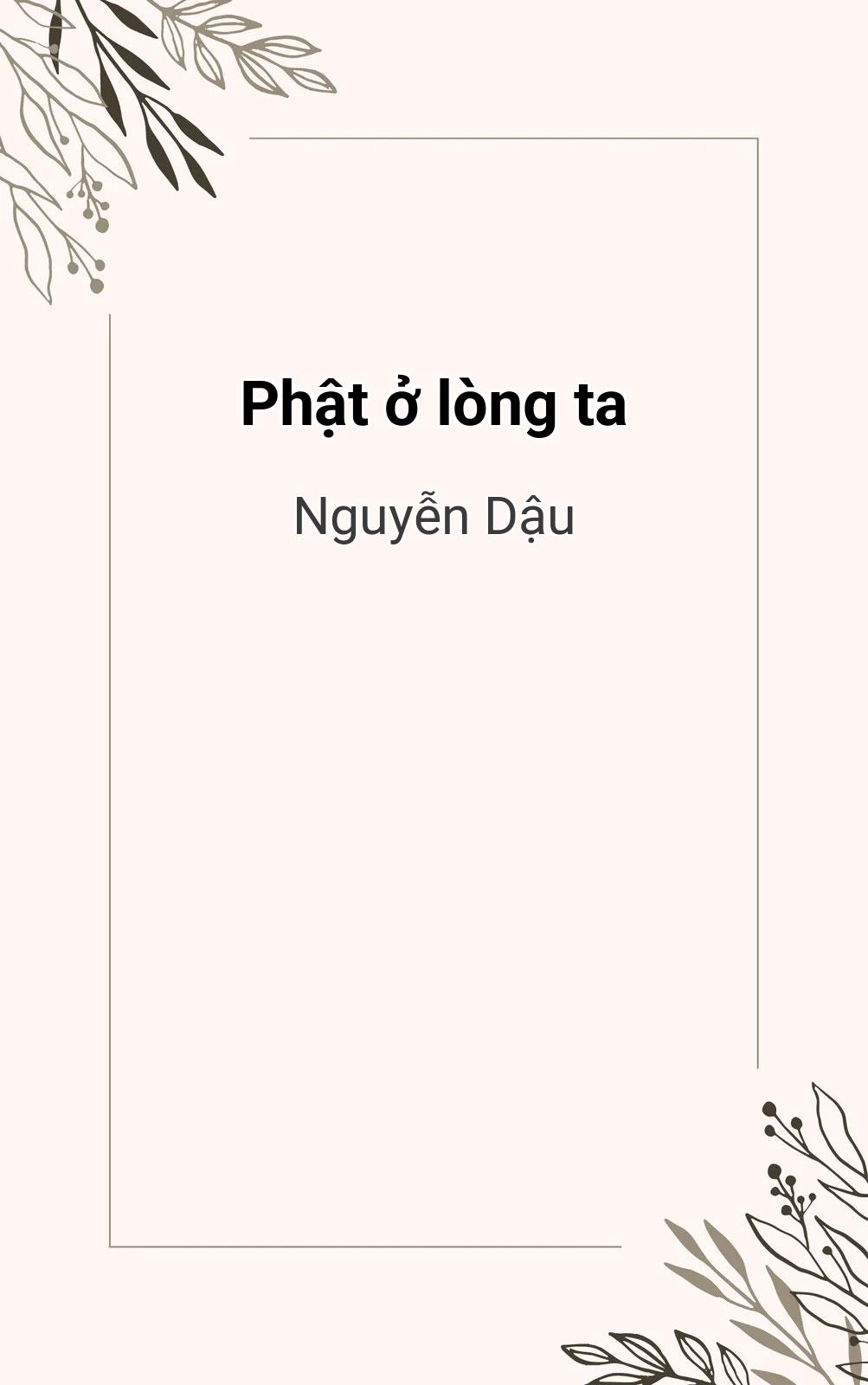 Phật Ở Lòng Ta