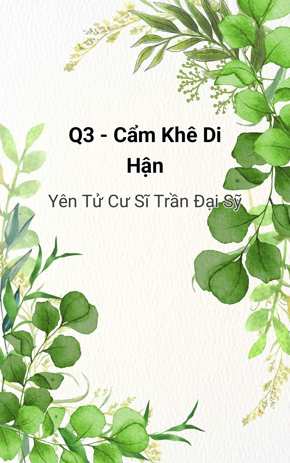 Q3 - Cẩm Khê Di Hận
