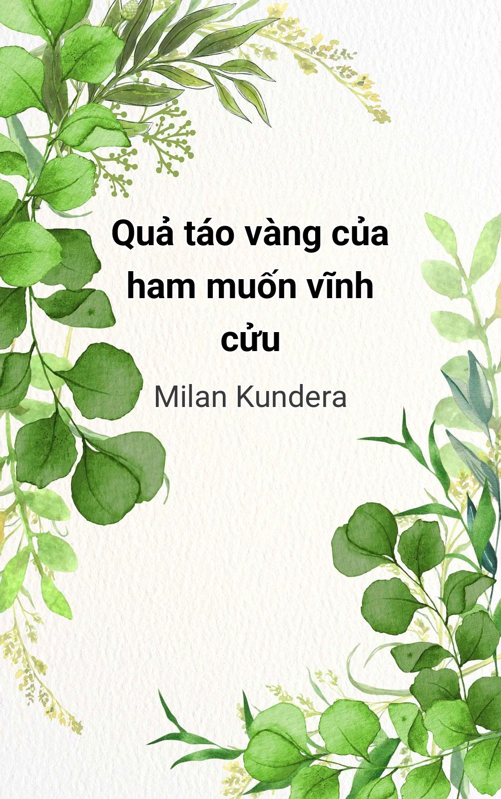 Quả Táo Vàng Của Ham Muốn Vĩnh Cửu