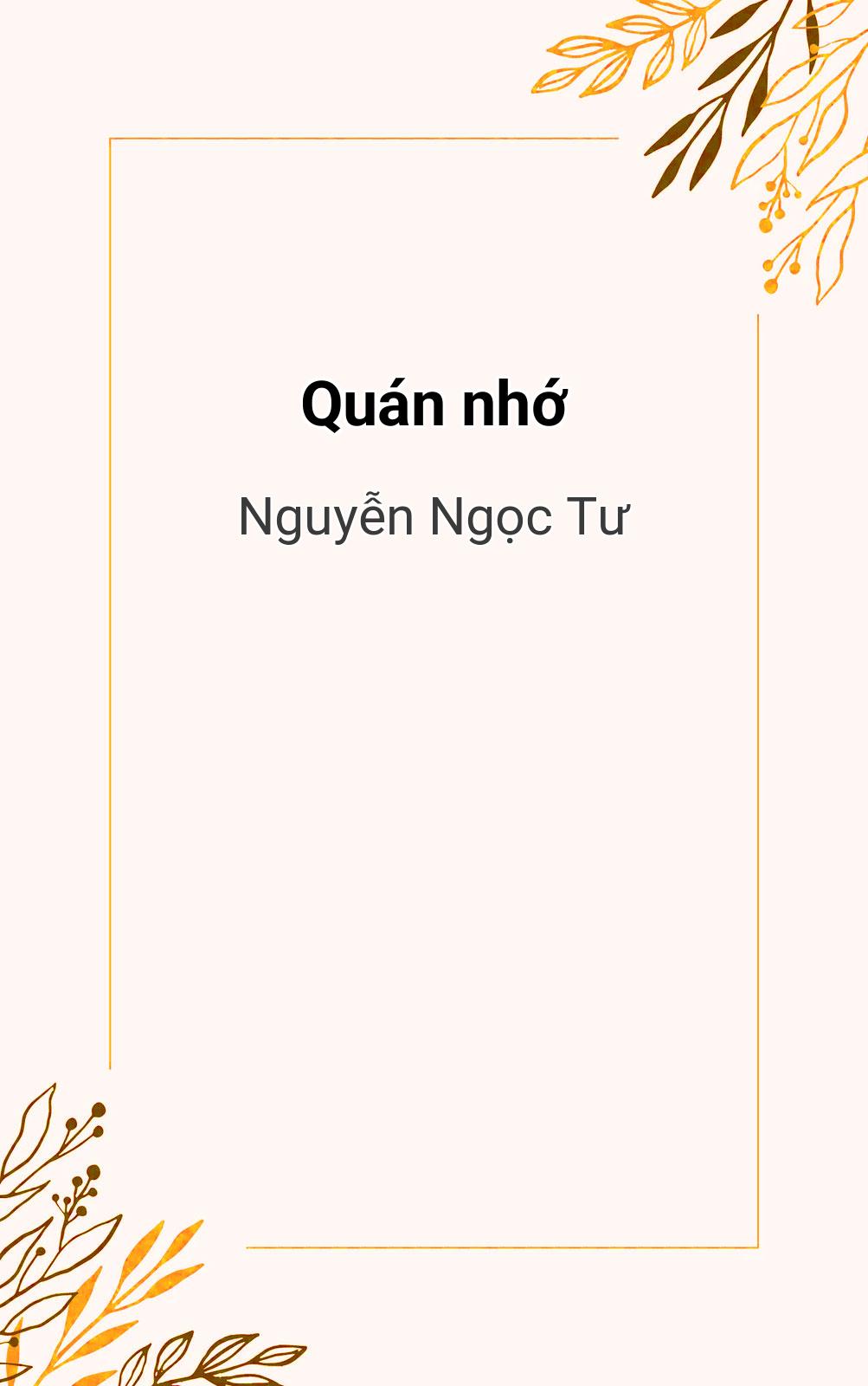 Quán Nhớ