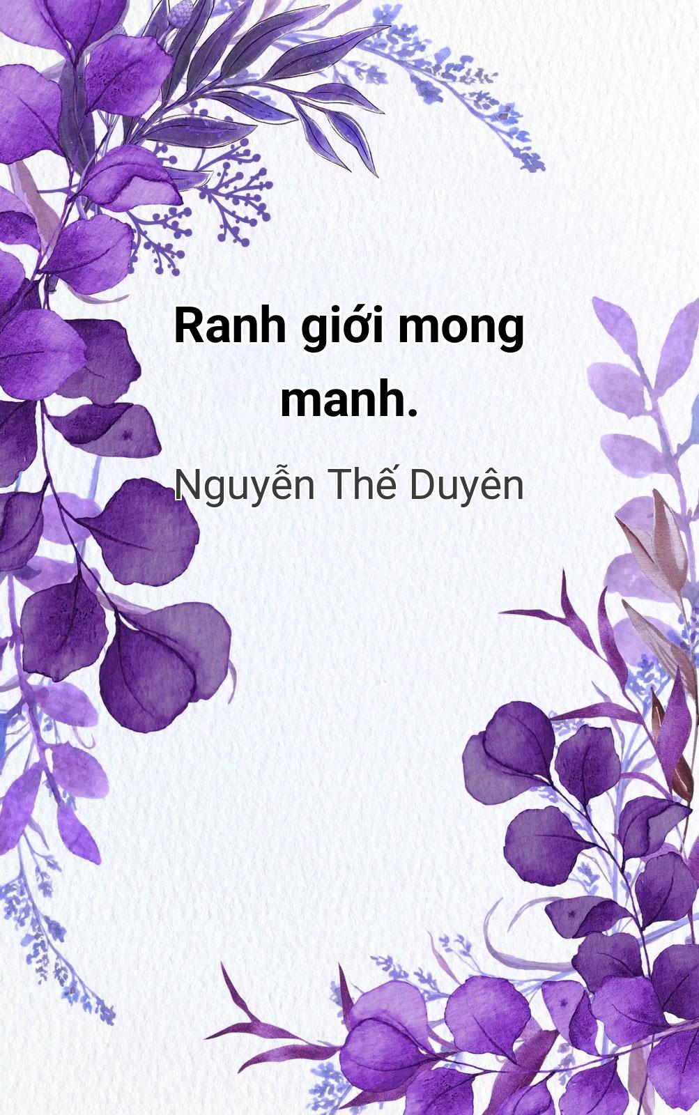 Ranh Giới Mong Manh.