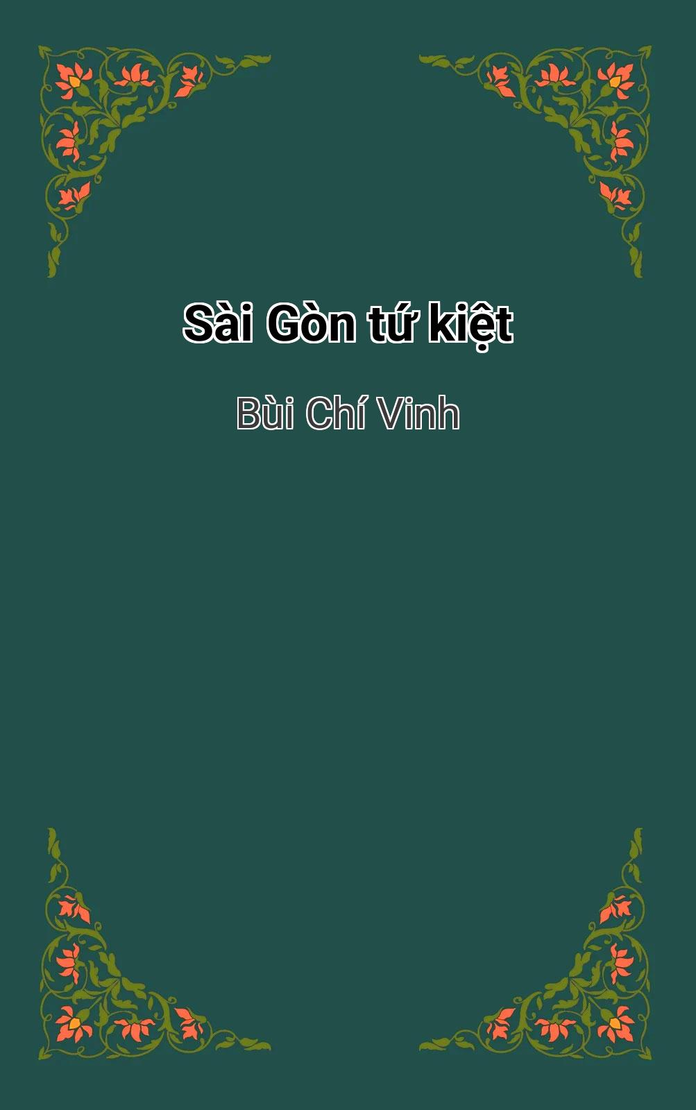 Sài Gòn Tứ Kiệt