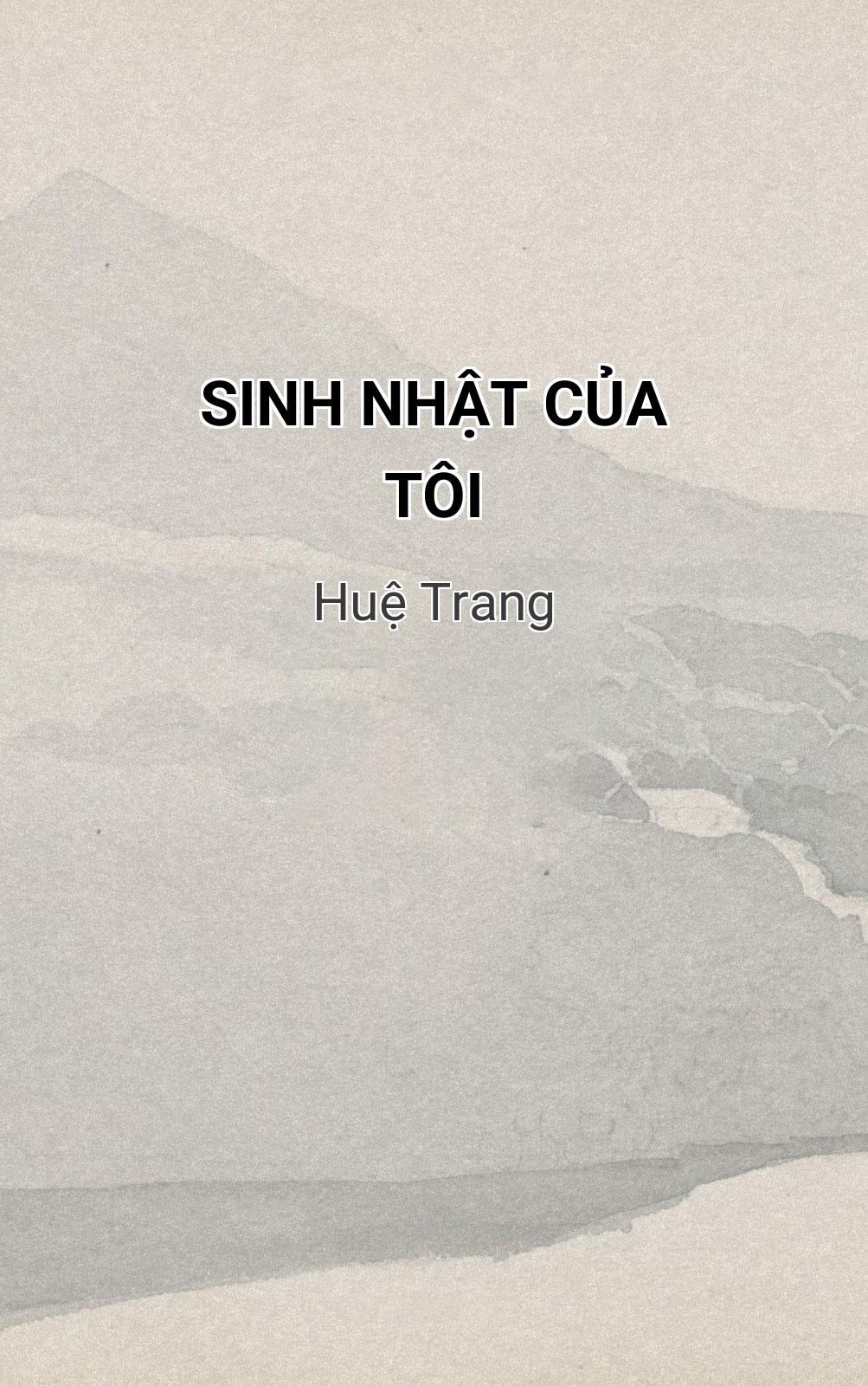 Sinh Nhật Của Tôi