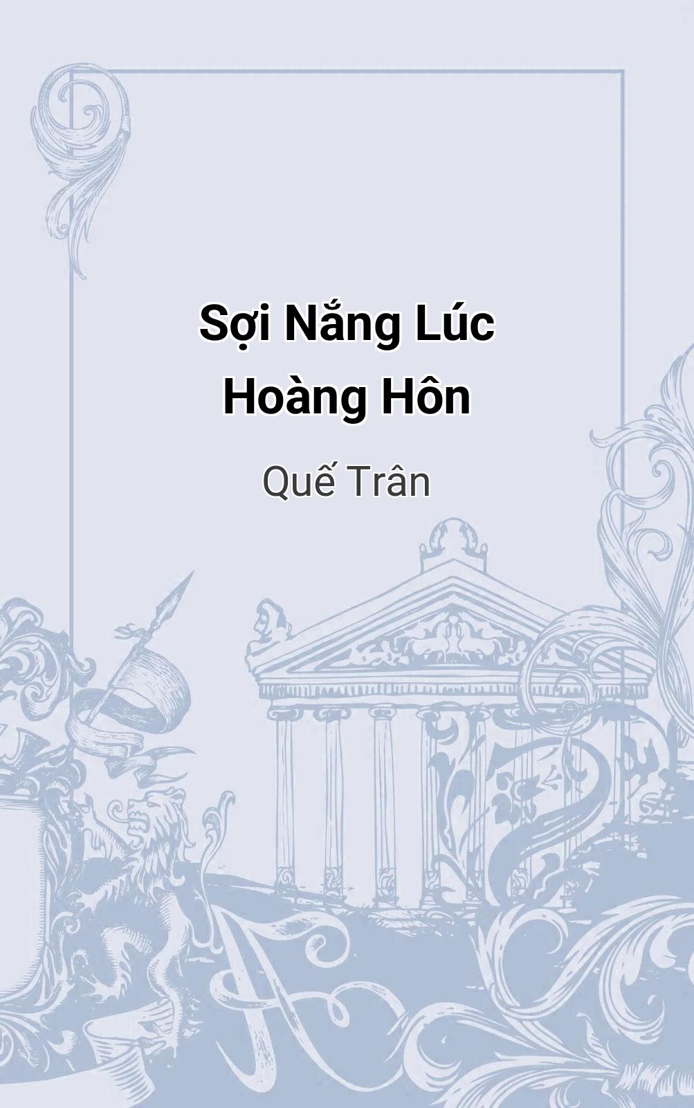 Sợi Nắng Lúc Hoàng Hôn