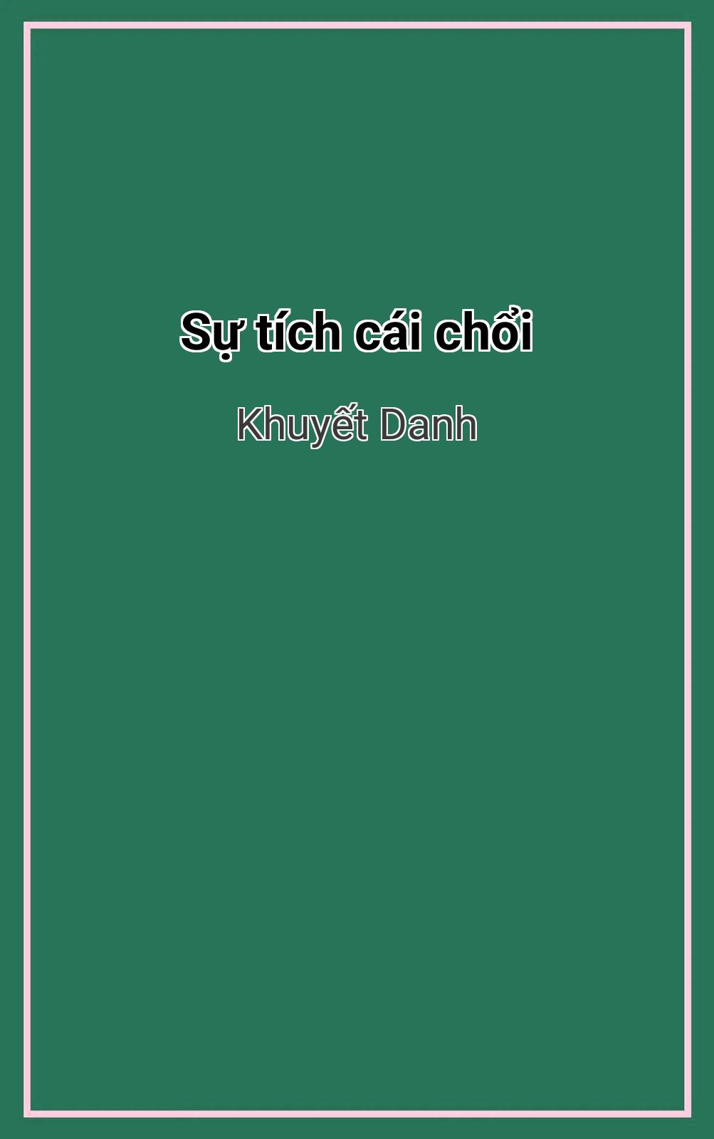 Sự Tích Cái Chổi