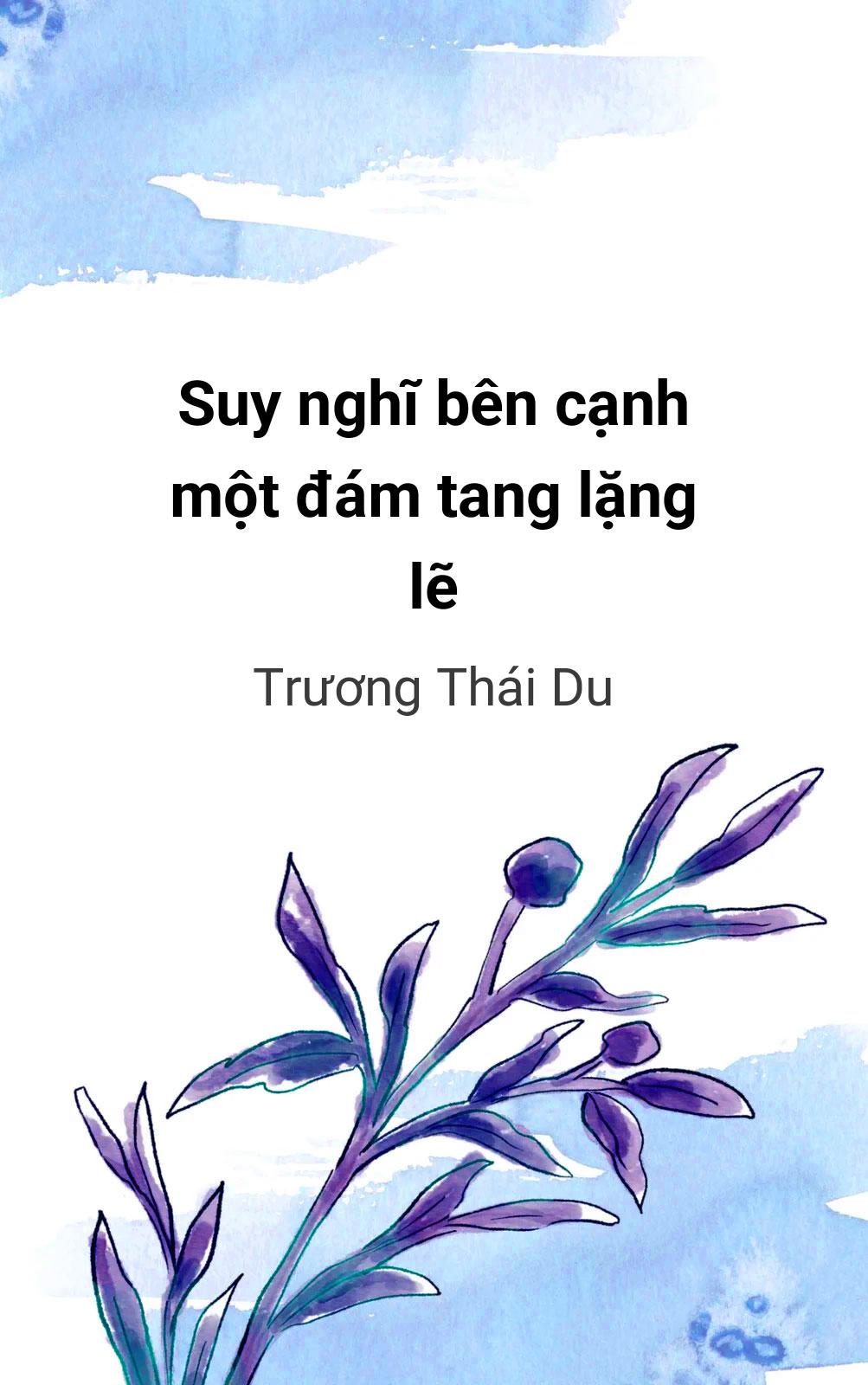 Suy Nghĩ Bên Cạnh Một Đám Tang Lặng Lẽ