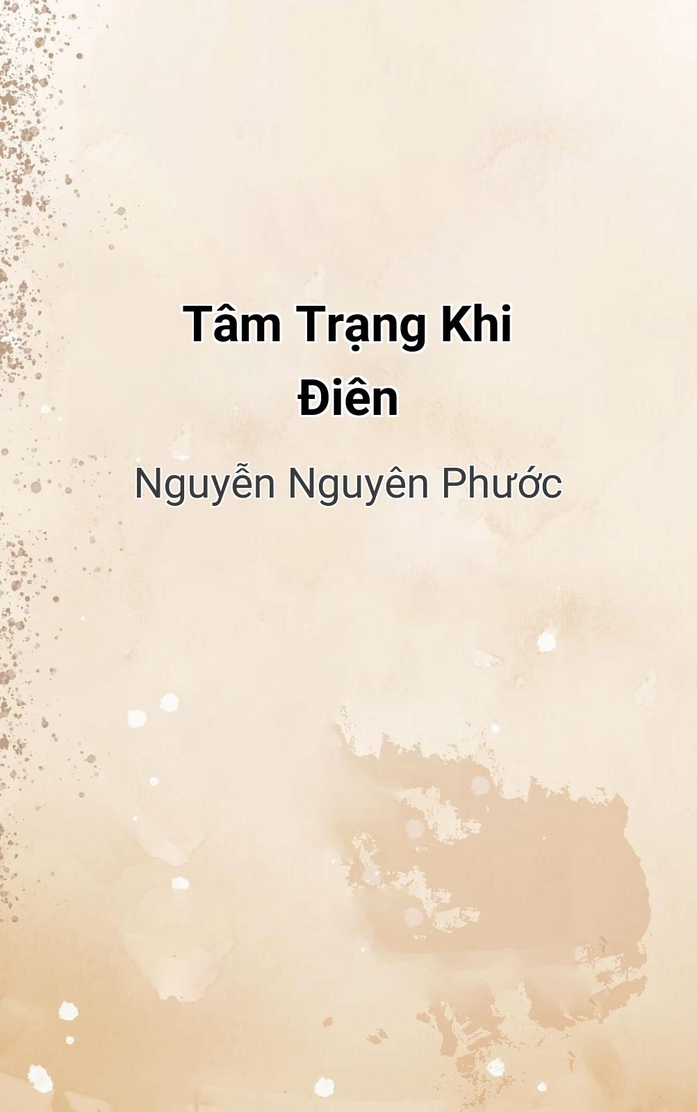 Tâm Trạng Khi Điên