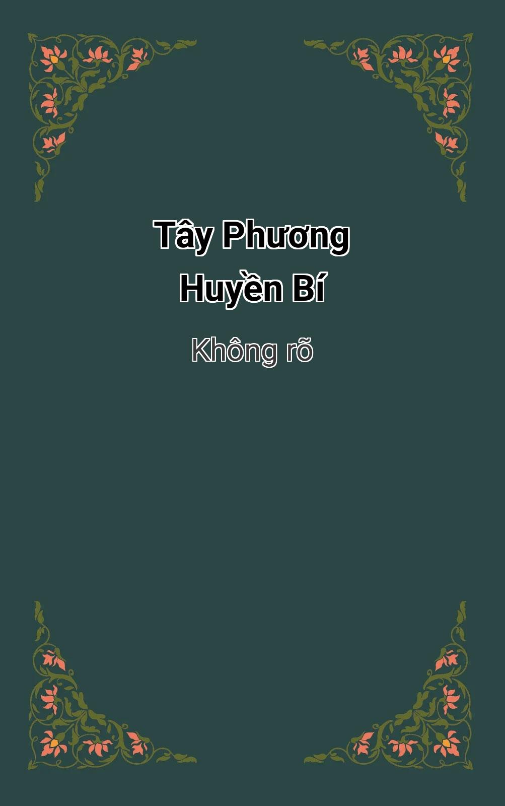 Tây Phương Huyền Bí