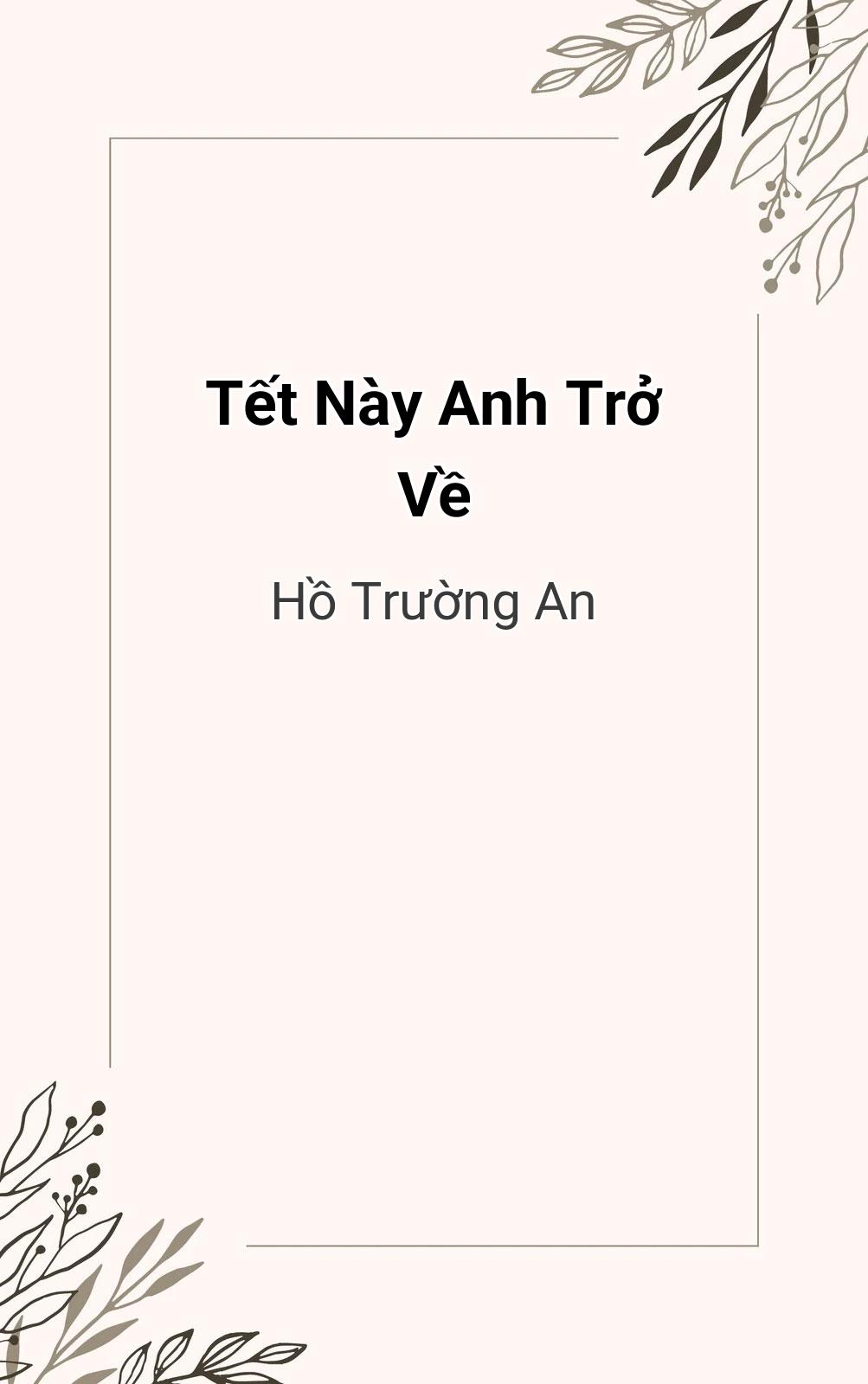 Tết Này Anh Trở Về