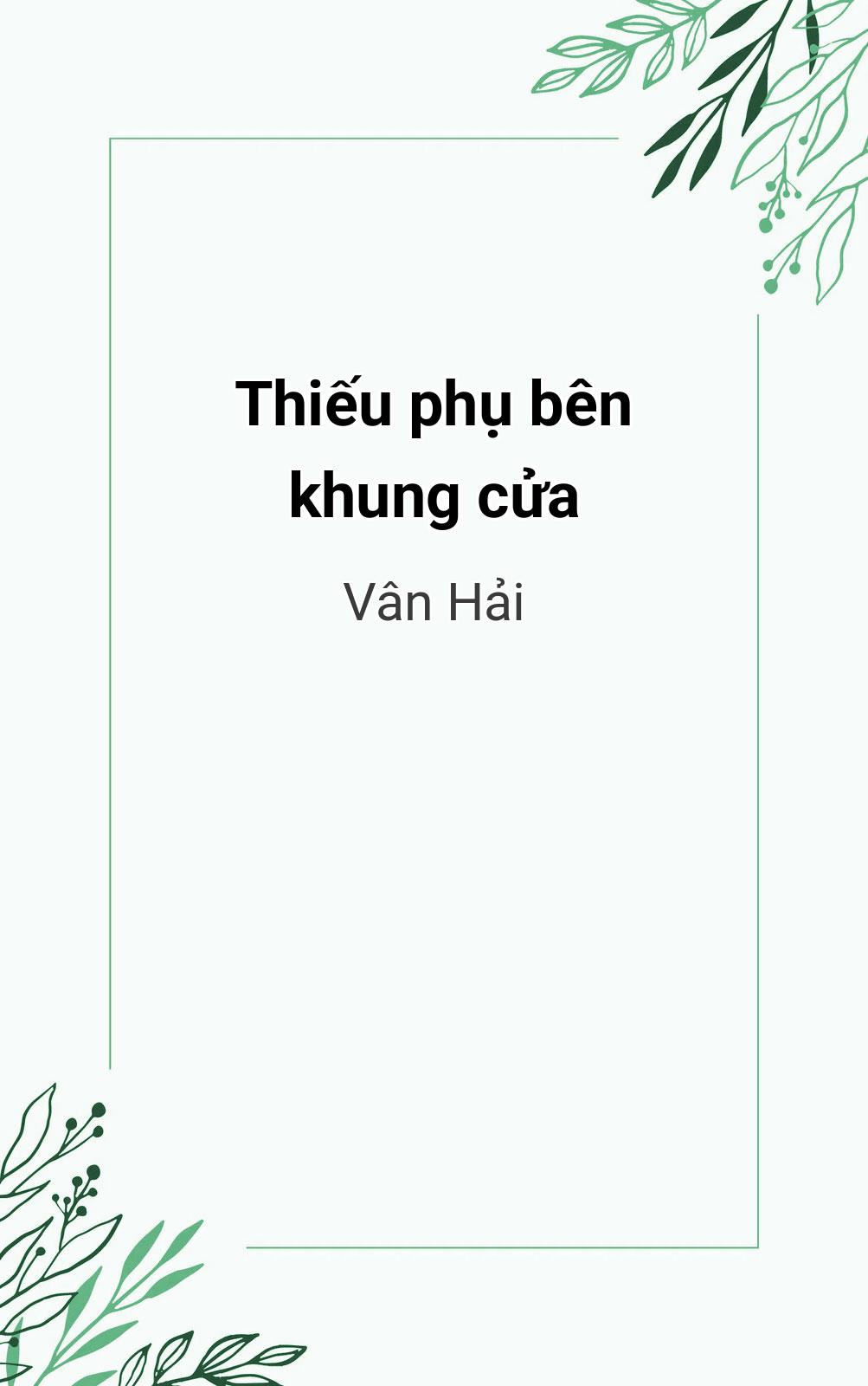 Thiếu Phụ Bên Khung Cửa