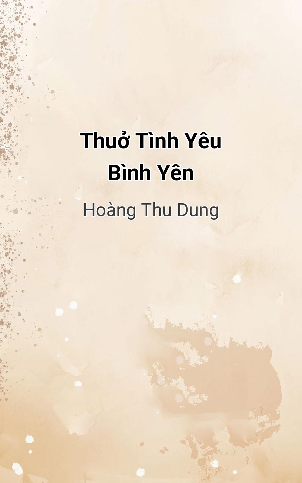 Thuở Tình Yêu Bình Yên