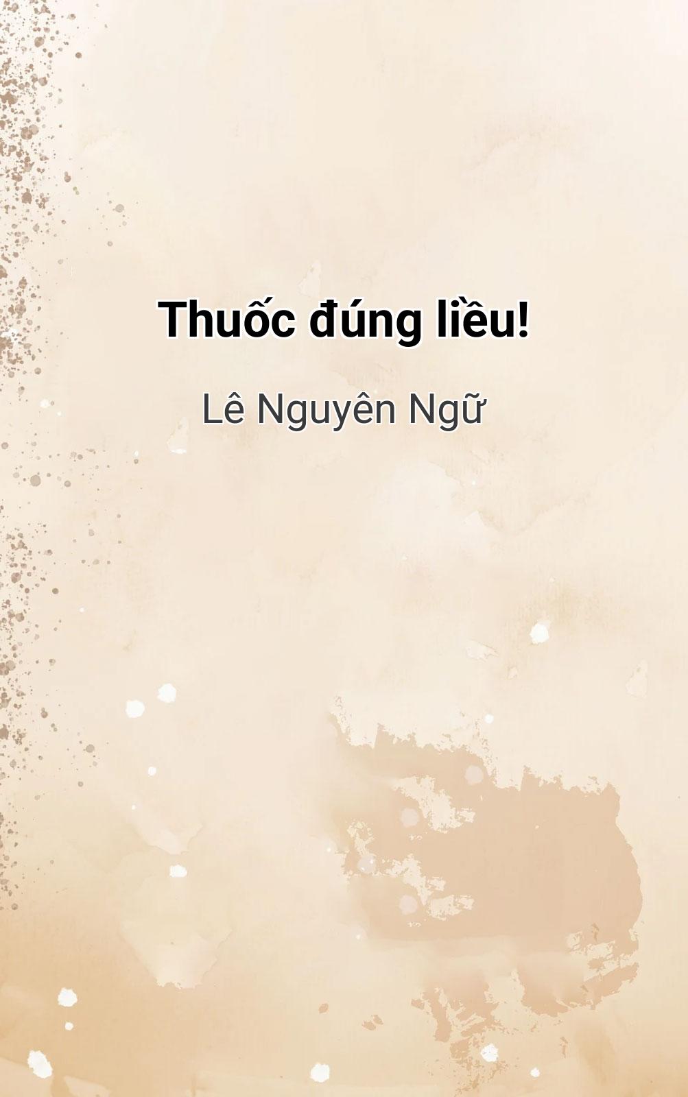 Thuốc Đúng Liều!