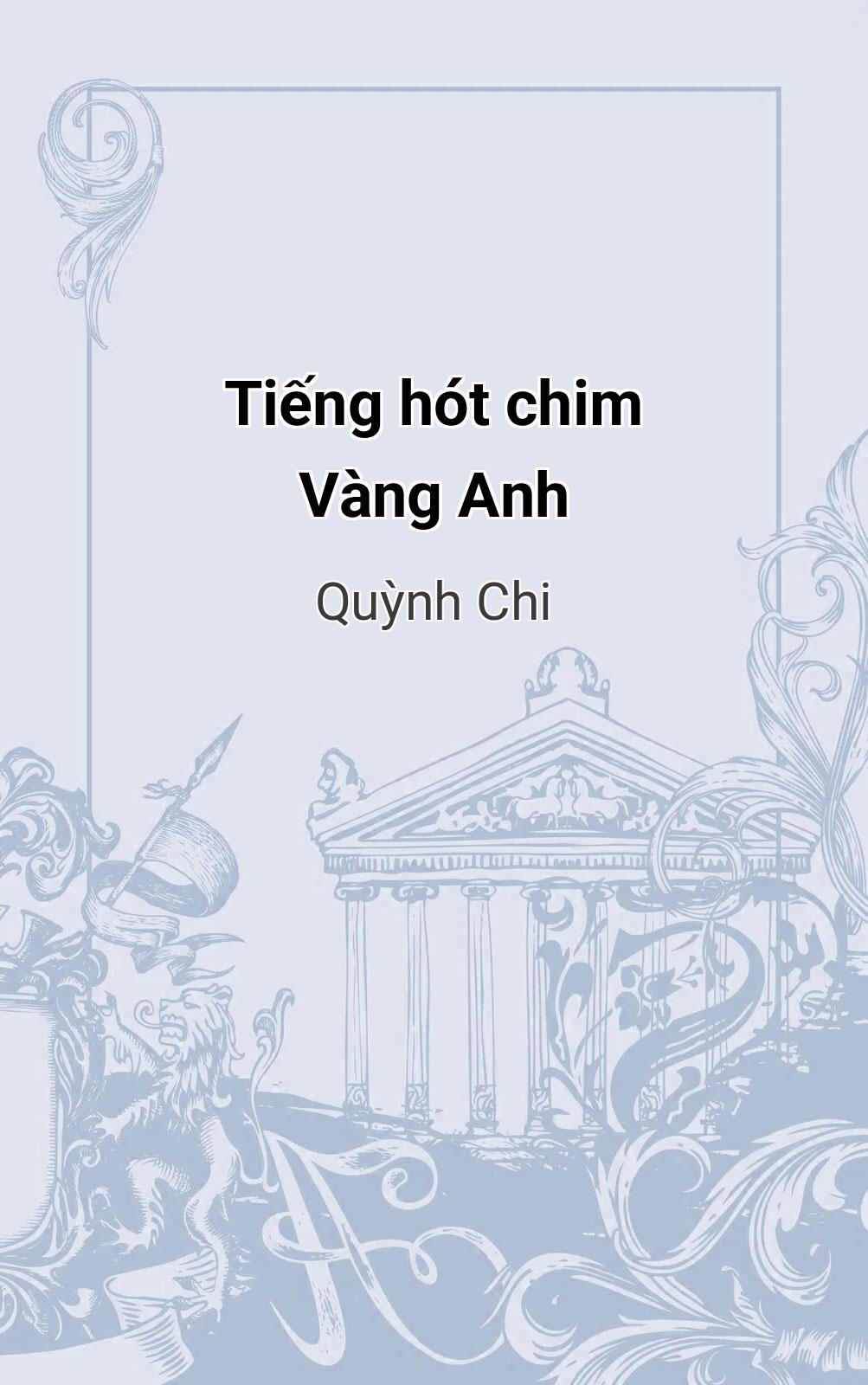 Tiếng Hót Chim Vàng Anh