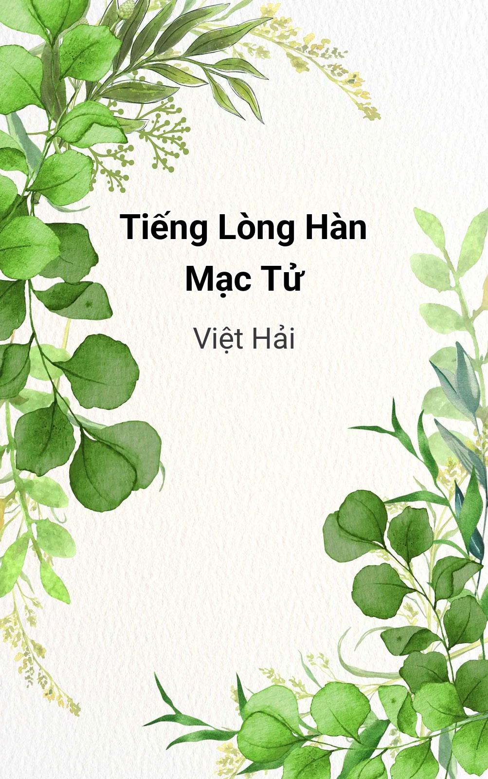 Tiếng Lòng Hàn Mạc Tử