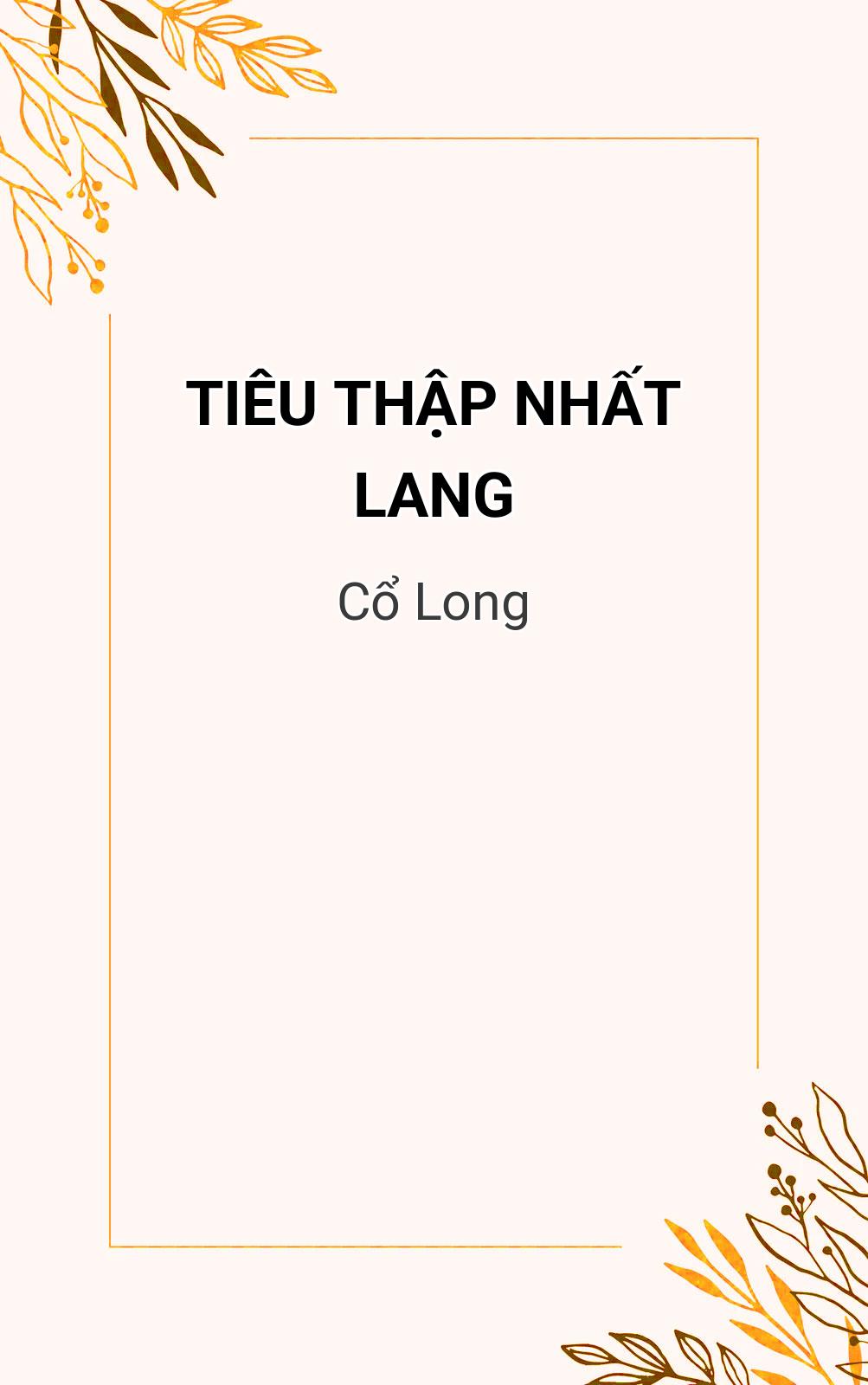 Tiêu Thập Nhất Lang