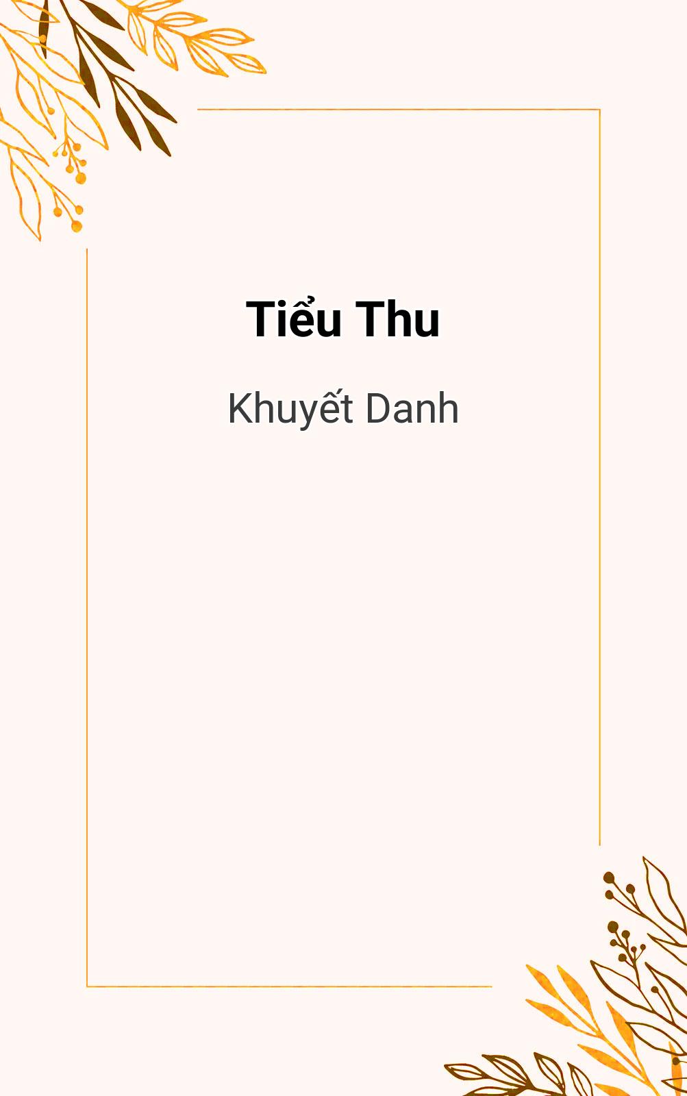 Tiểu Thu