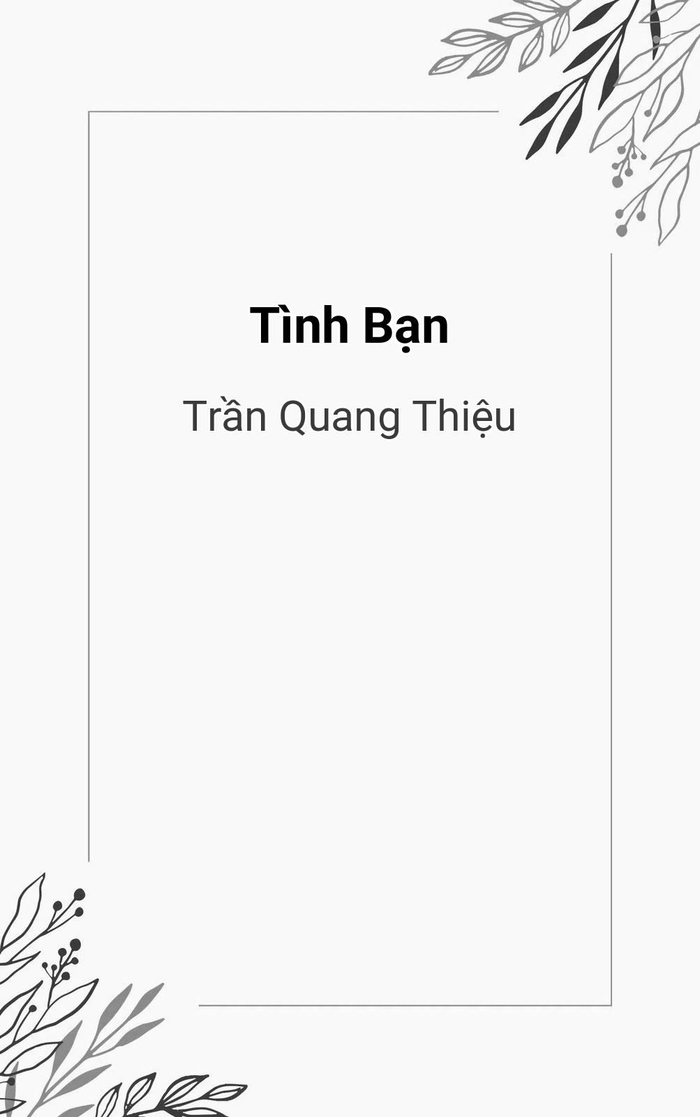 Tình Bạn