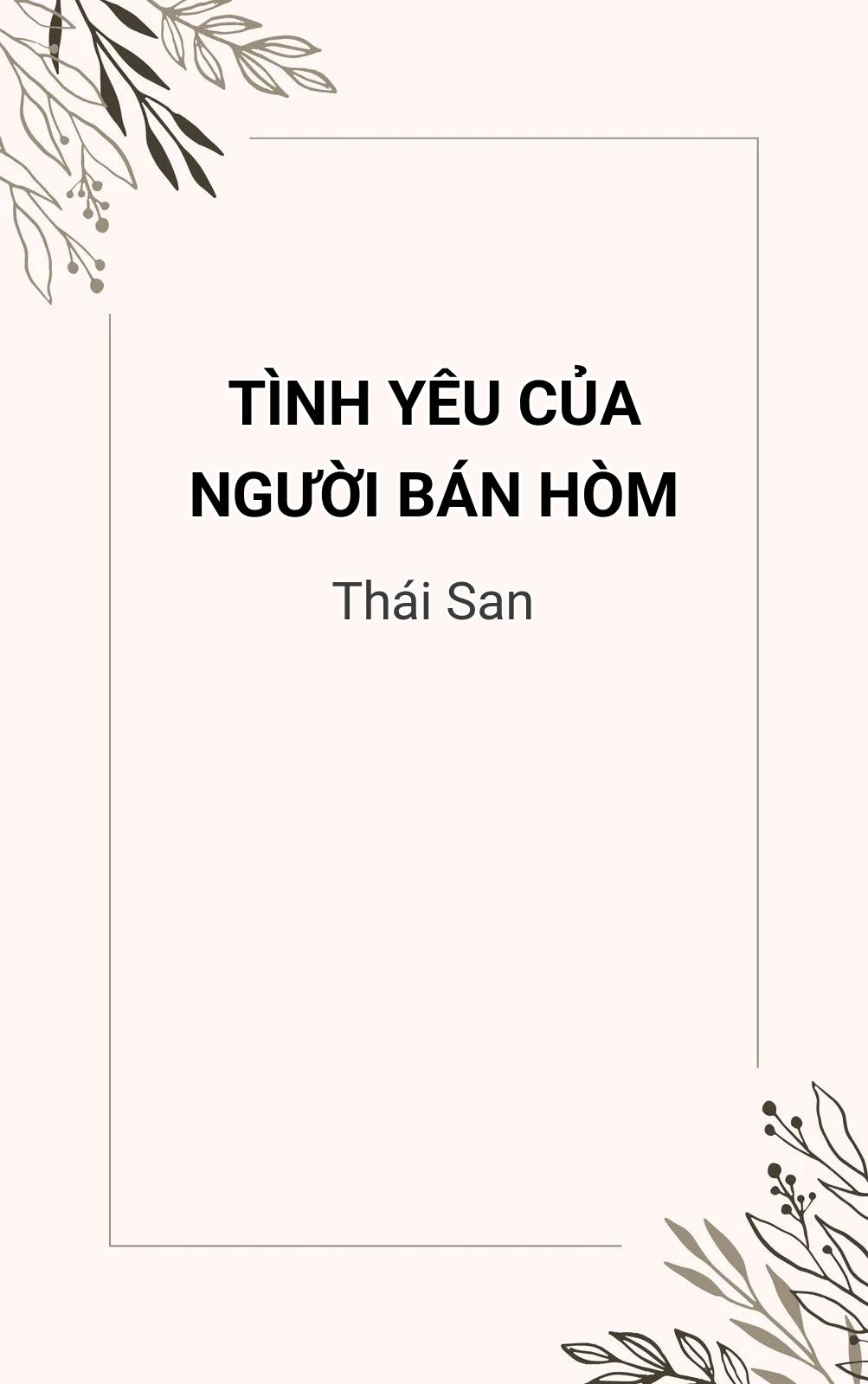 Tình Yêu Của Người Bán Hòm