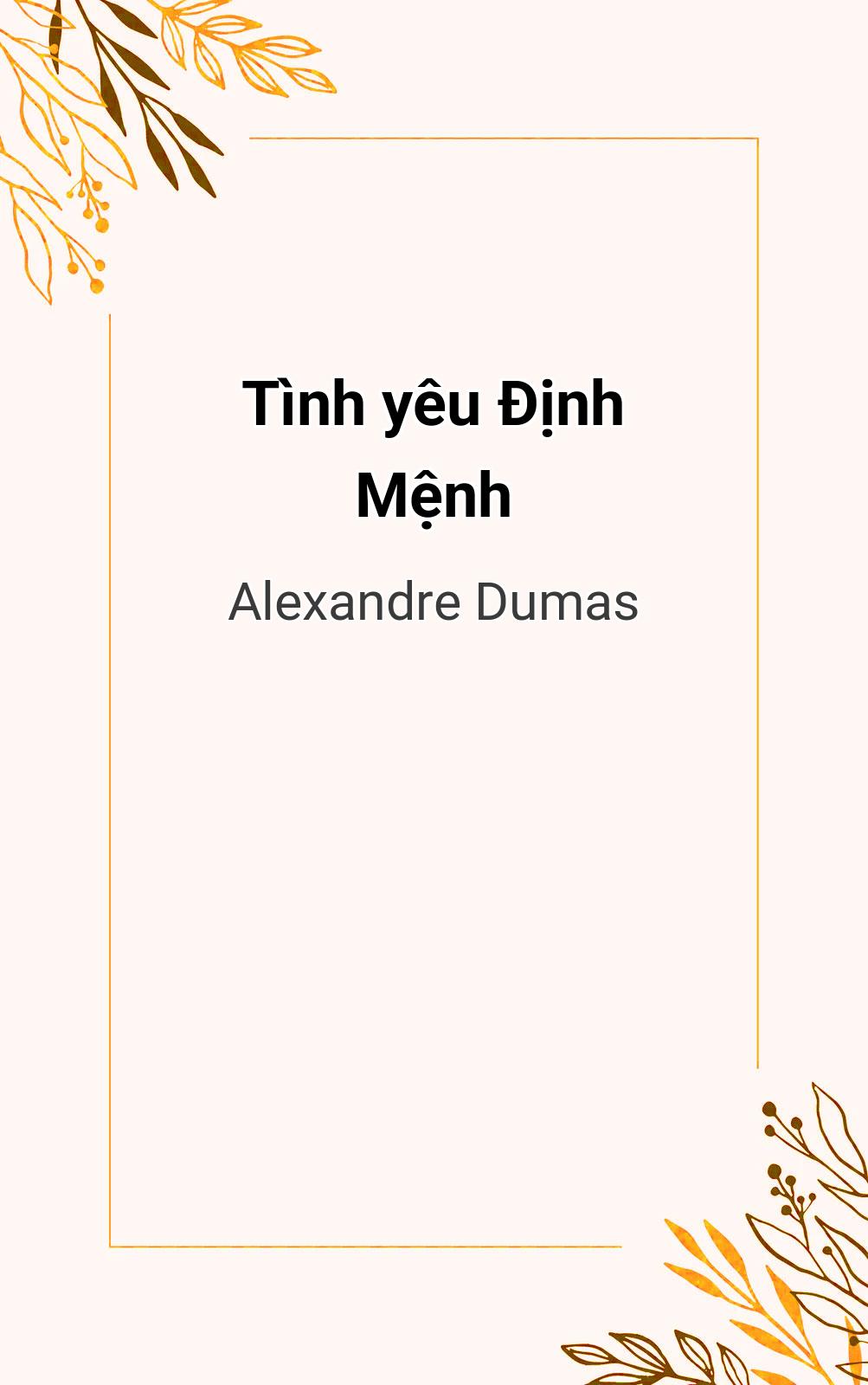 Tình Yêu Định Mệnh