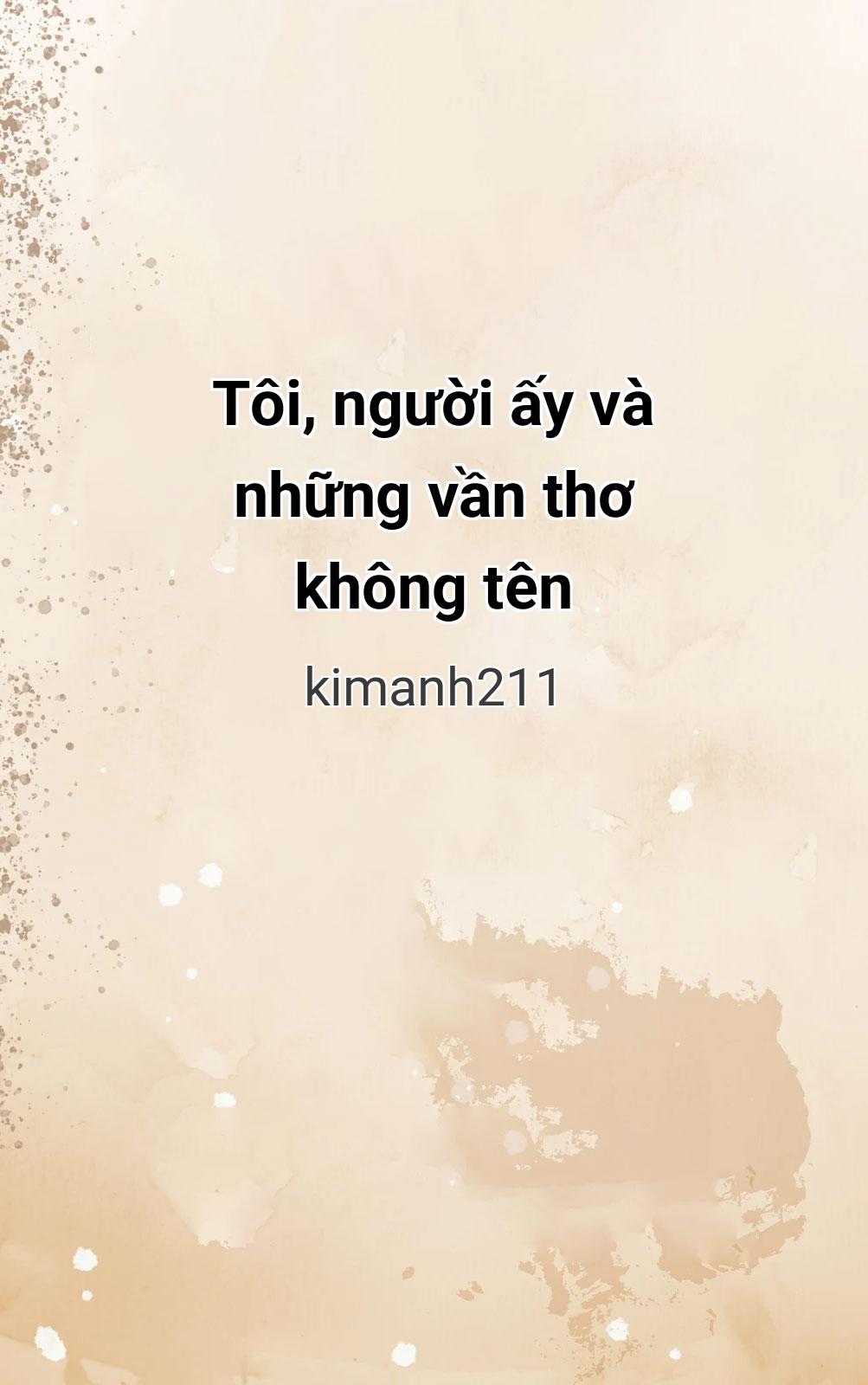 Tôi, Người Ấy Và Những Vần Thơ Không Tên