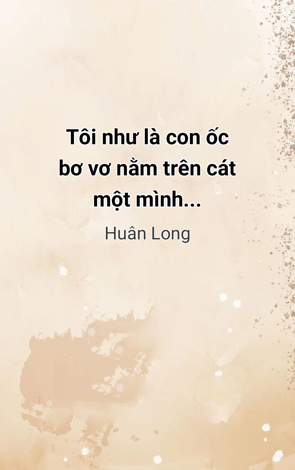 Tôi Như Là Con Ốc Bơ Vơ Nằm Trên Cát Một Mình...