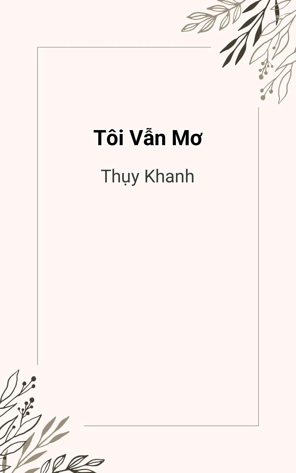 Tôi Vẫn Mơ
