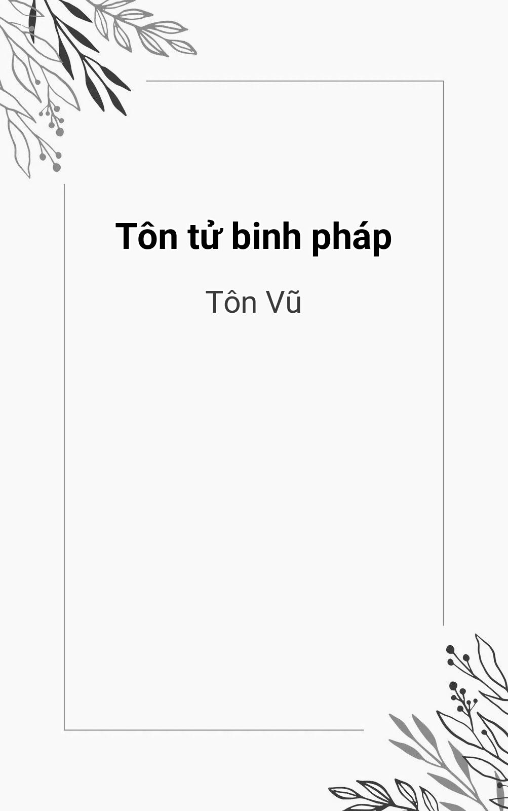 Tôn Tử Binh Pháp