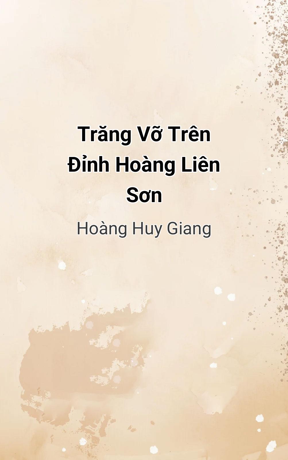 Trăng Vỡ Trên Đỉnh Hoàng Liên Sơn