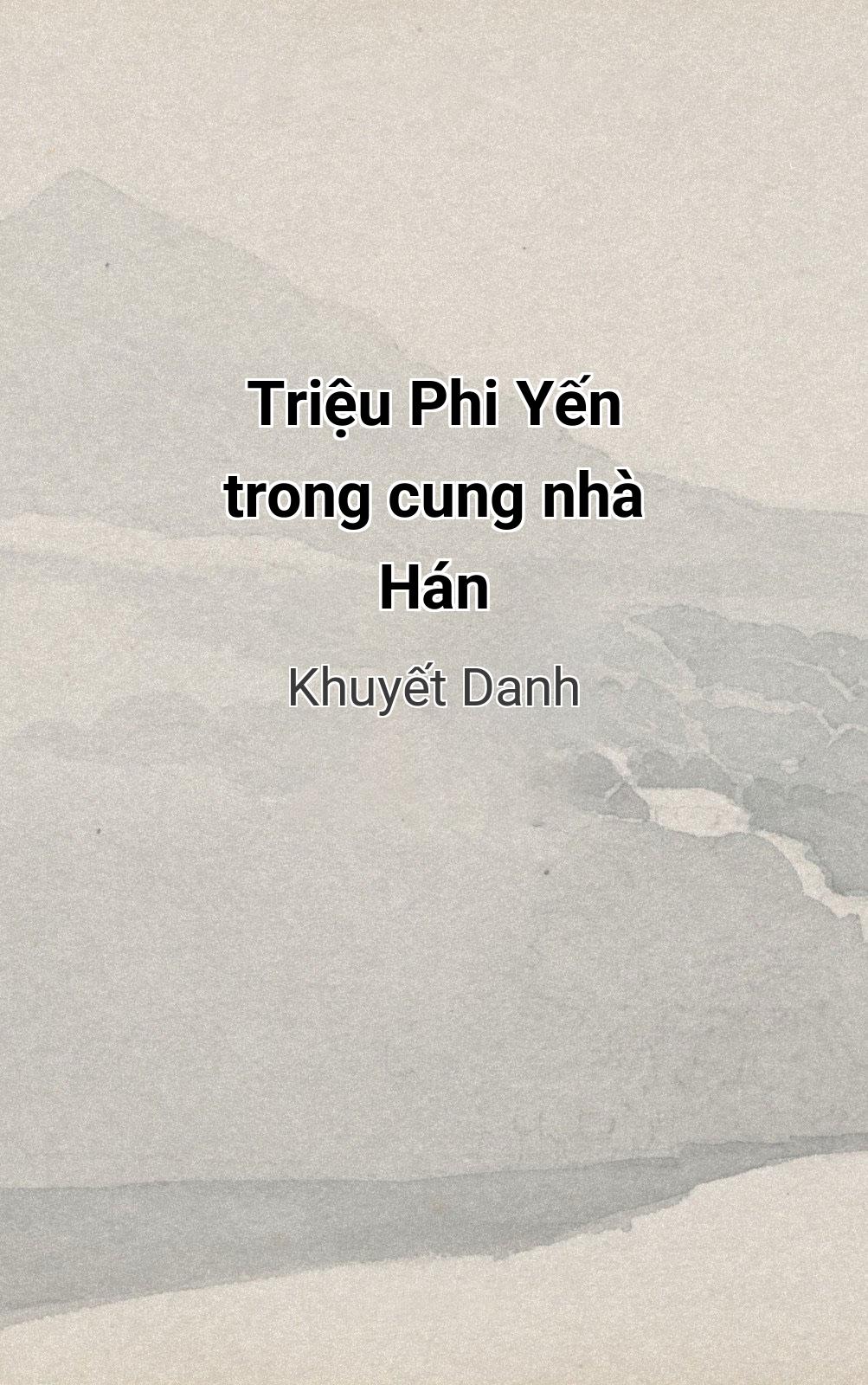 Triệu Phi Yến Trong Cung Nhà Hán
