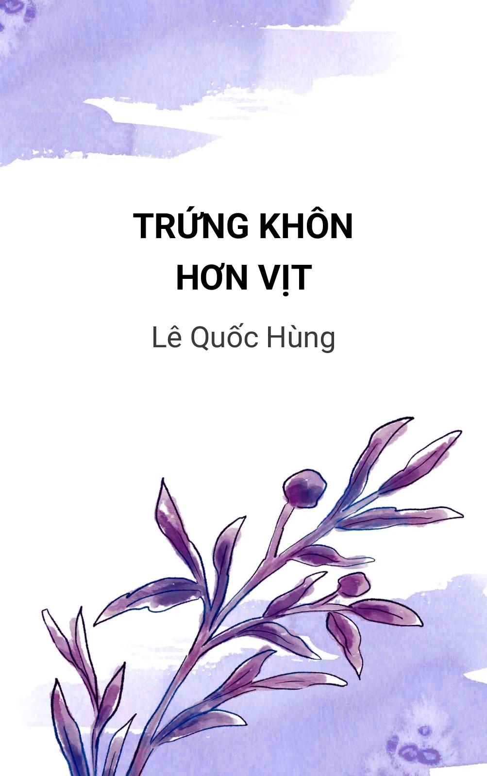 Trứng Khôn Hơn Vịt