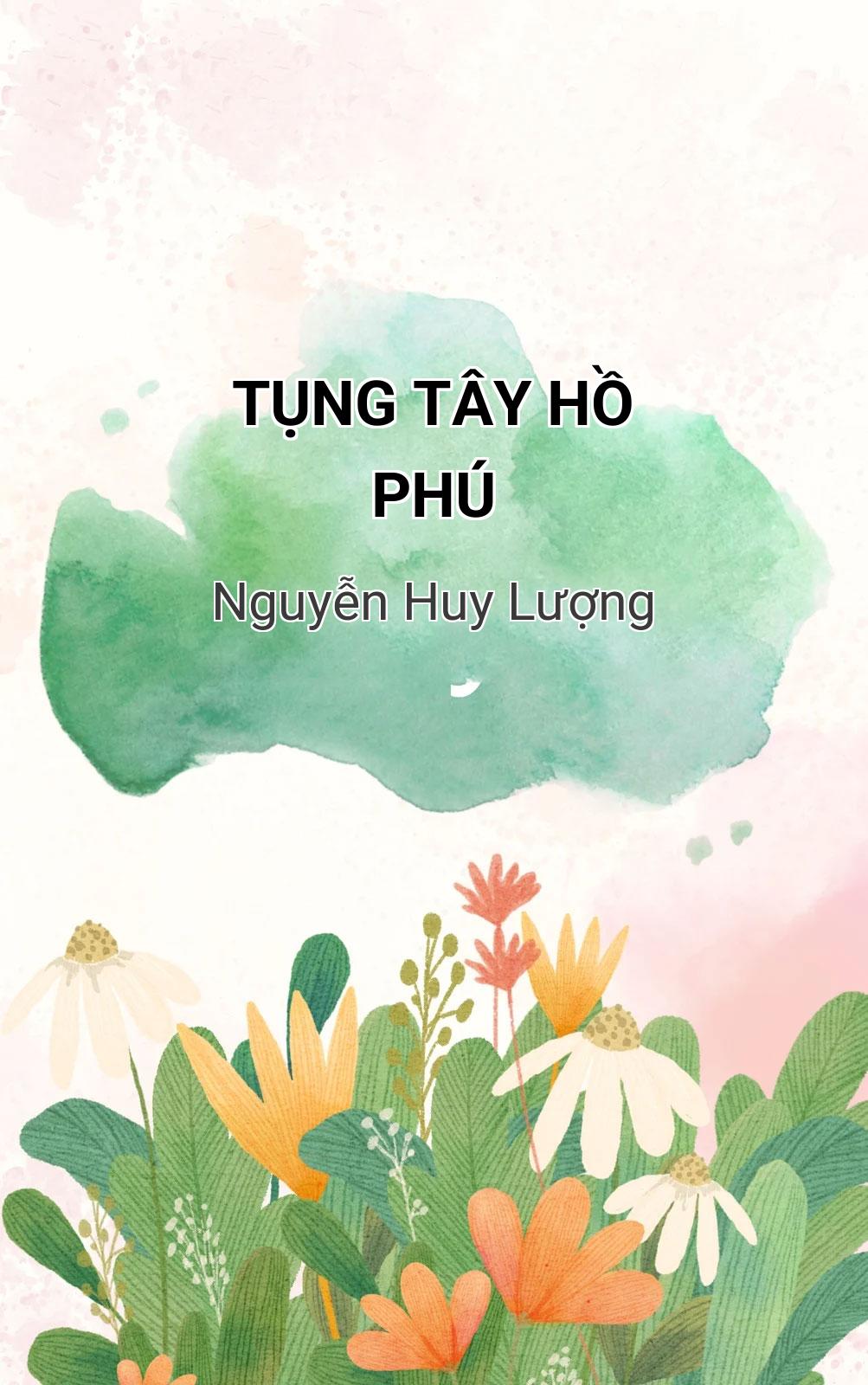 Tụng Tây Hồ Phú