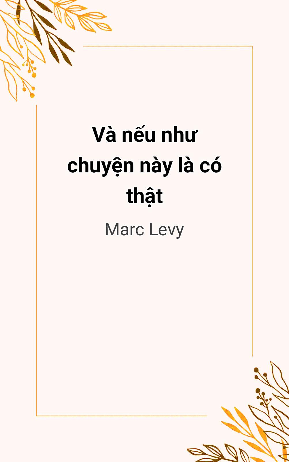 Và Nếu Như Chuyện Này Là Có Thật